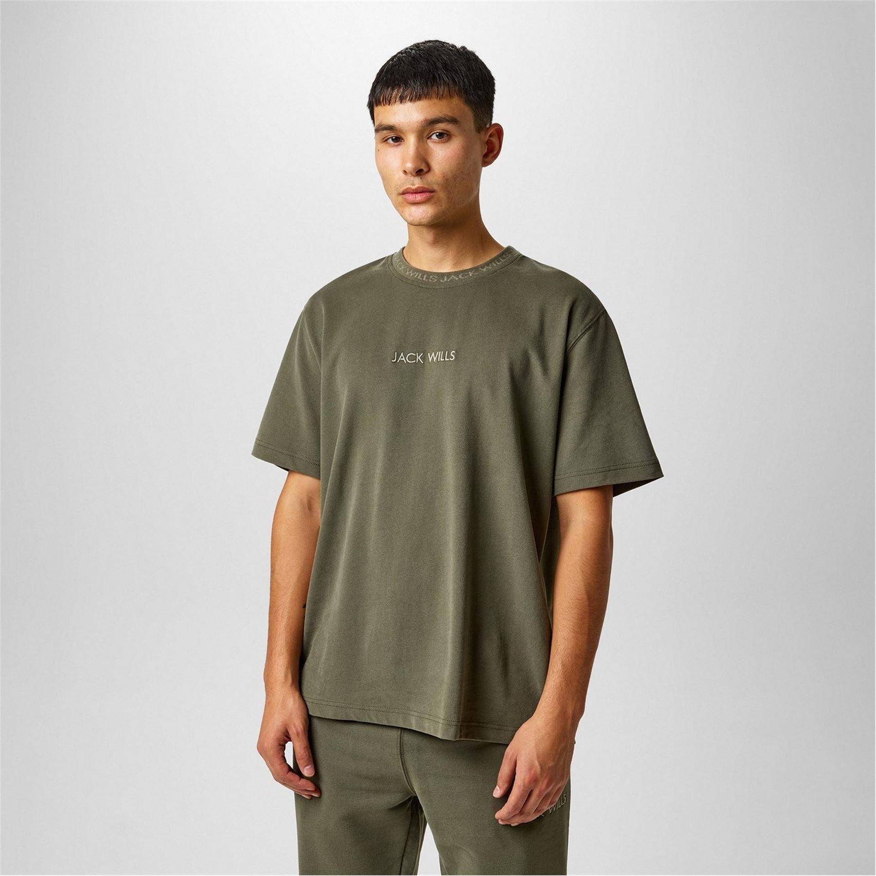 Jack Wills Mens Jacquard T-Shirt