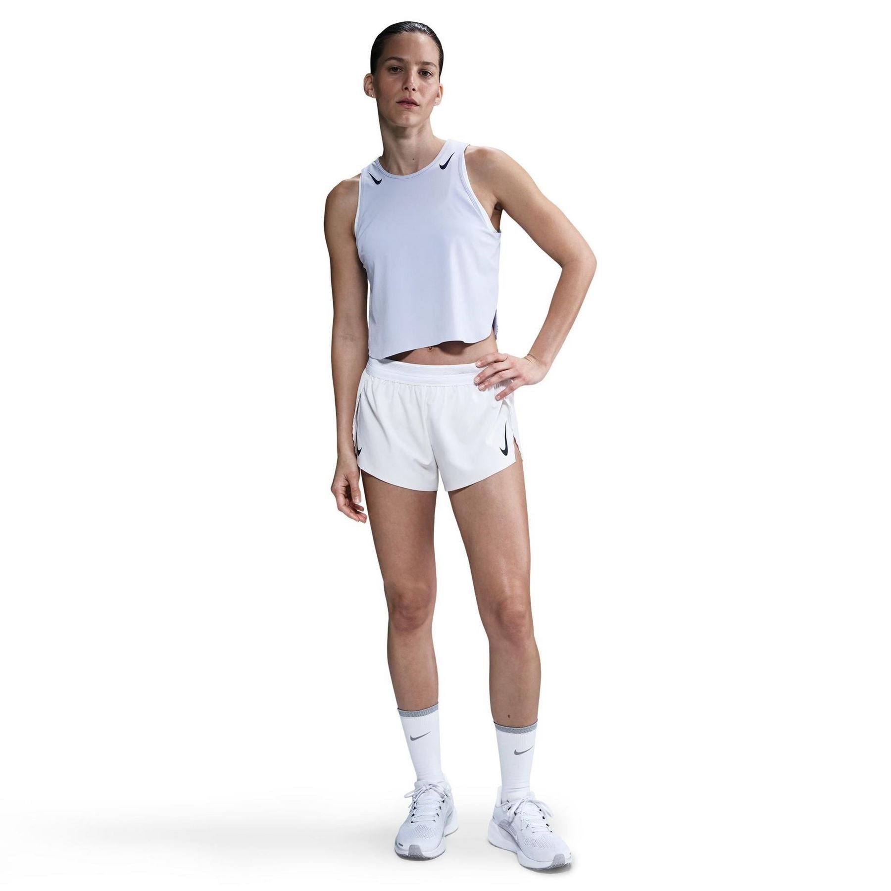 Nike Womens Aeroswift Dri Fit Adv Running Crop Tank Top