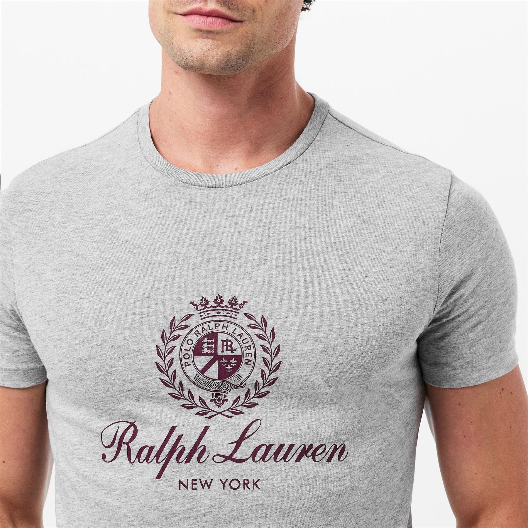 Polo Ralph Lauren Crest Logo Print Regular Fit Crew Neck T-Shirt