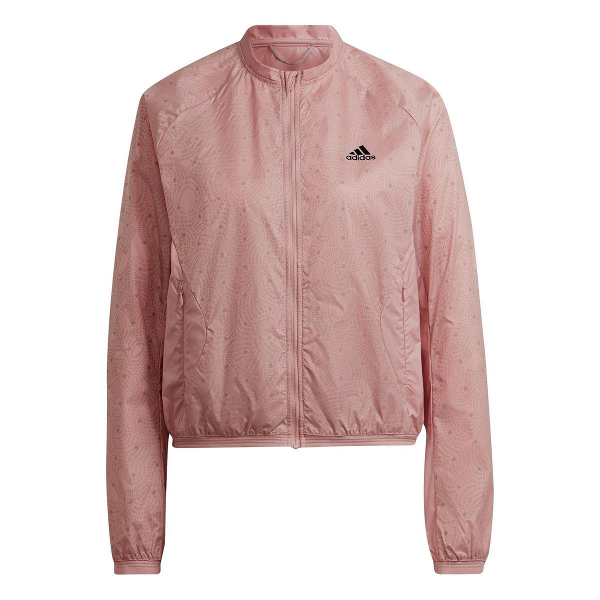 adidas Water Resistant Long Sleeve Performance Running Jacket