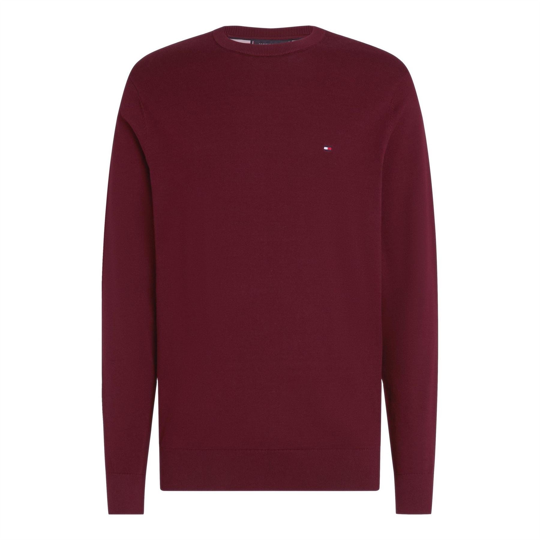 Tommy Hilfiger Cotton Crew Neck Pullover Sweater