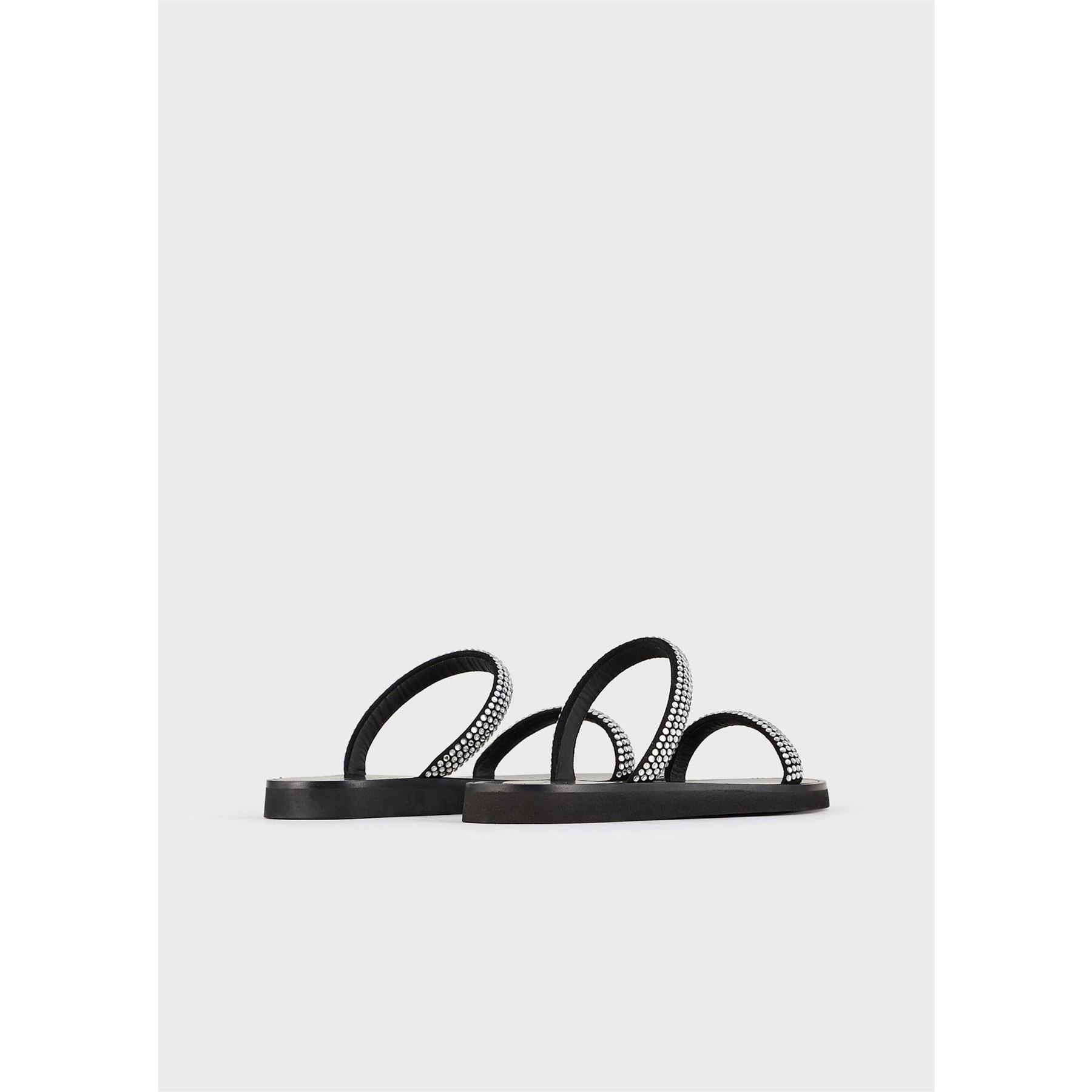 Emporio Armani 2 Strap Flat Sandals