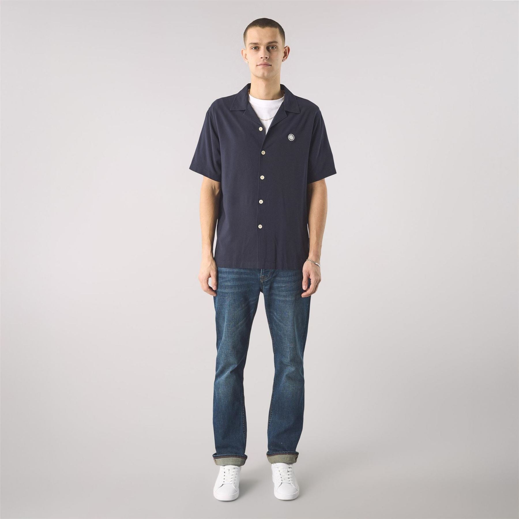 Pretty Green Plain Short Sleeve Regular Fit T-Shirt
