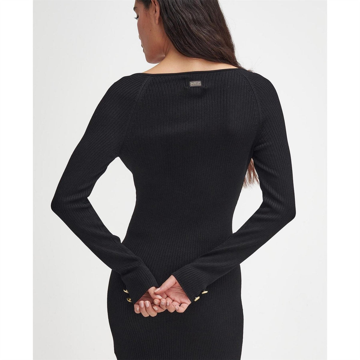 Barbour International Knitted Midi Dress