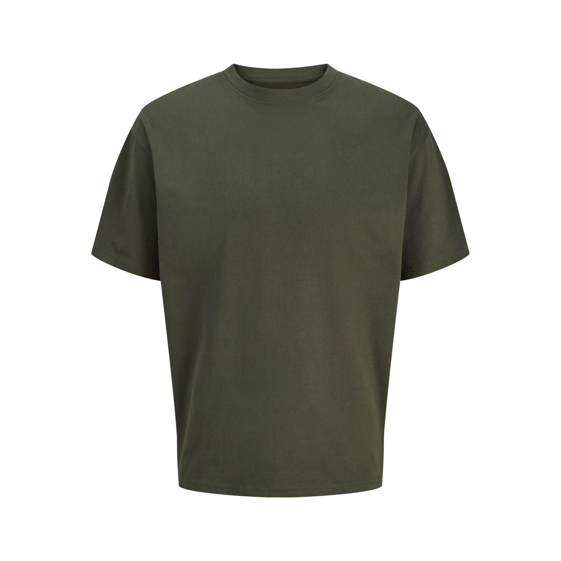 Jack and Jones Oversized Rib Crew Neck Short Sleeve Boyfriend T-Shirt