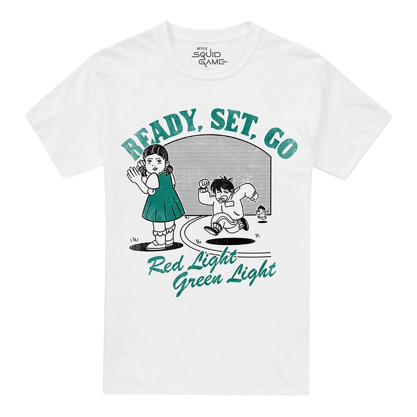 Squid Game Regular Fit Crew Neck Short Sleeve Shirt