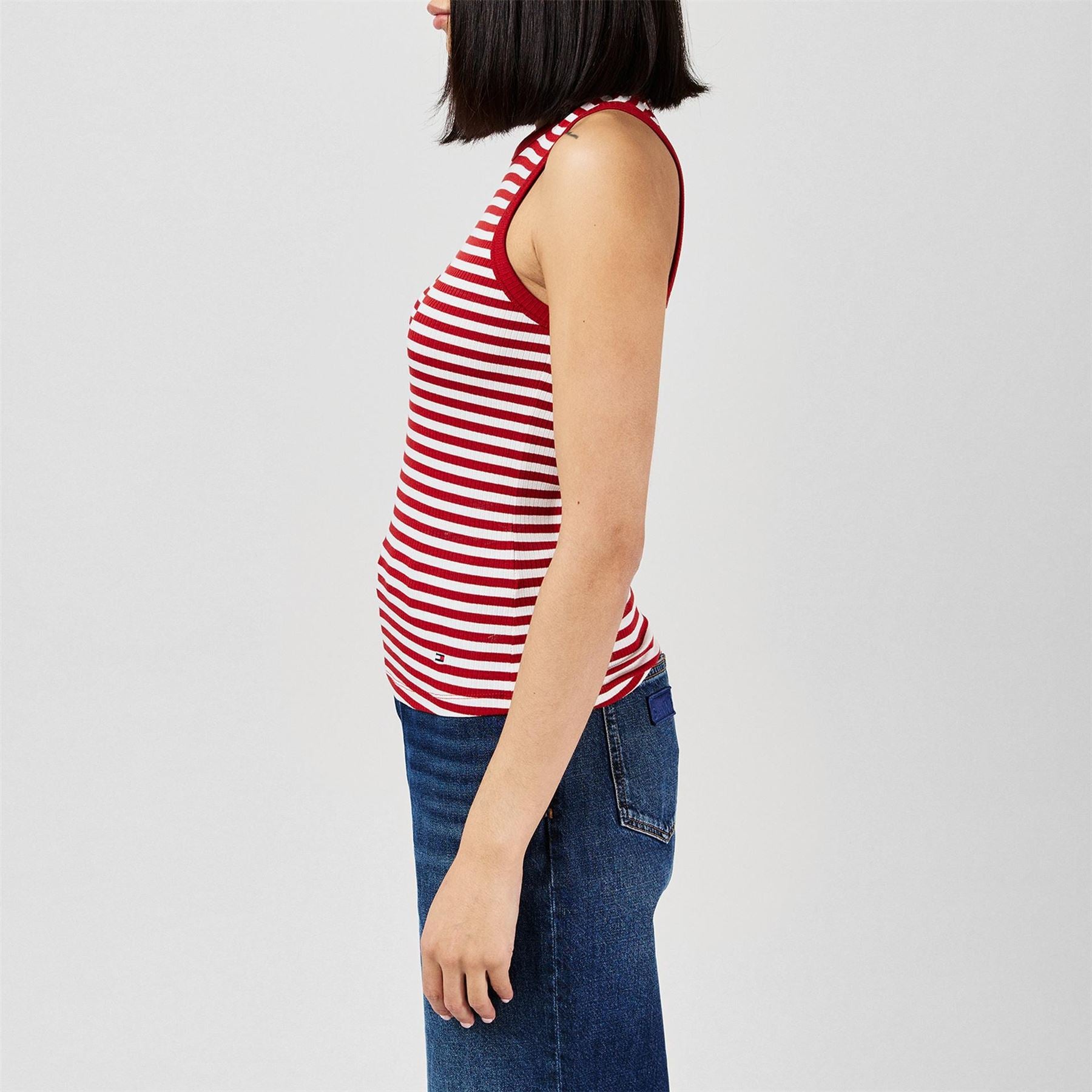 Tommy Hilfiger Slim Fit Rib Crew Neck Tank
