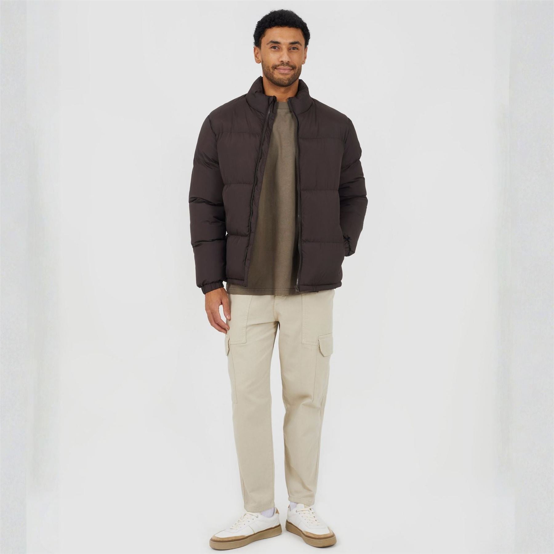 Brave Soul Padded Medium Puffer Jacket