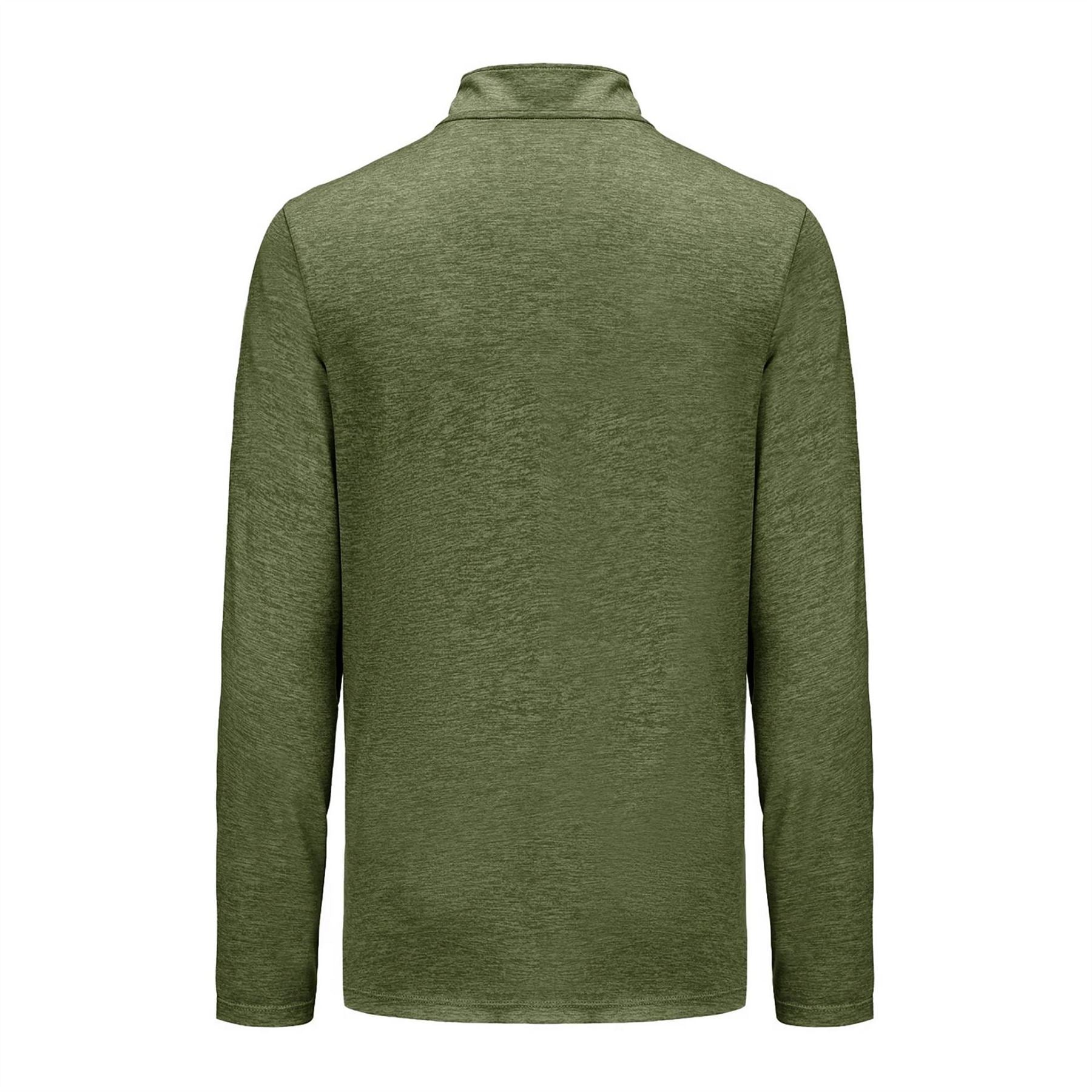 Everlast Flex Regular Fit Zip Neck Long Sleeve Athletic Top