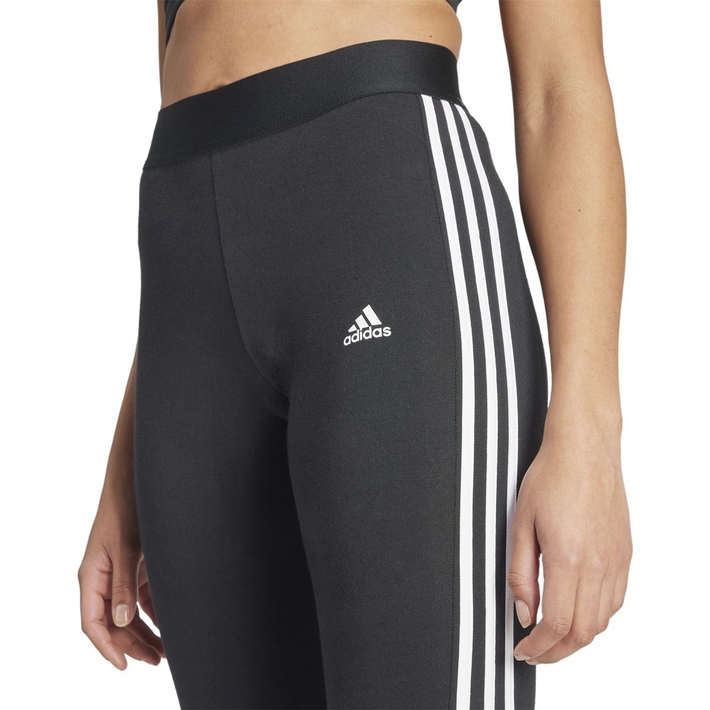 adidas Womens Essentials 3 Stripe Leggings