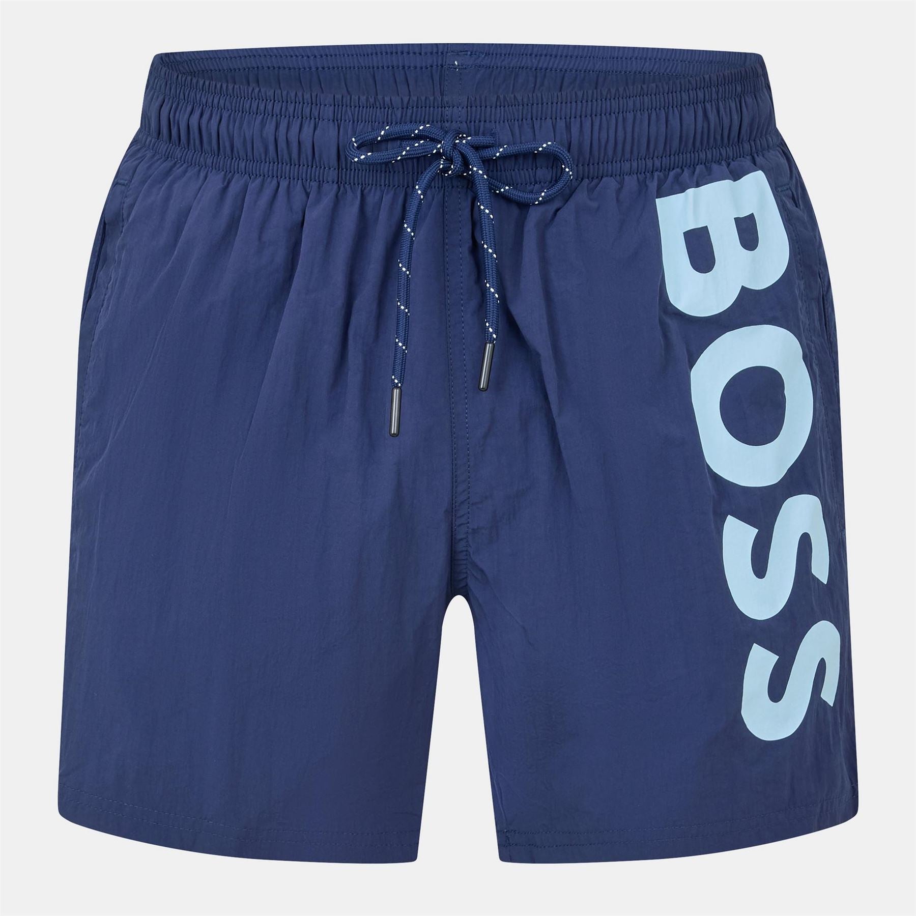 Boss Octopus Swim Shorts With Bold  Branding