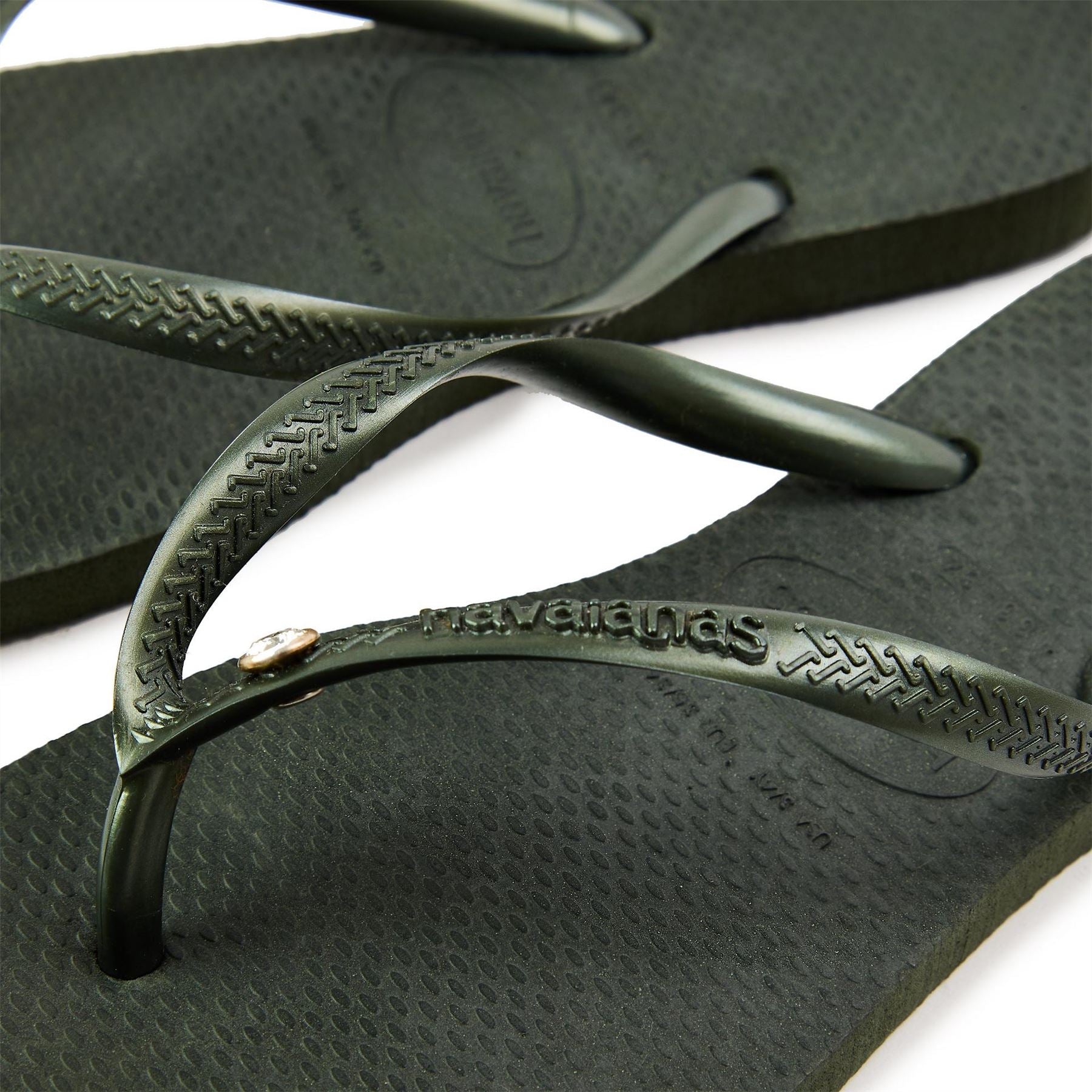 Havaianas Kids Slim Crystal Flip Flops