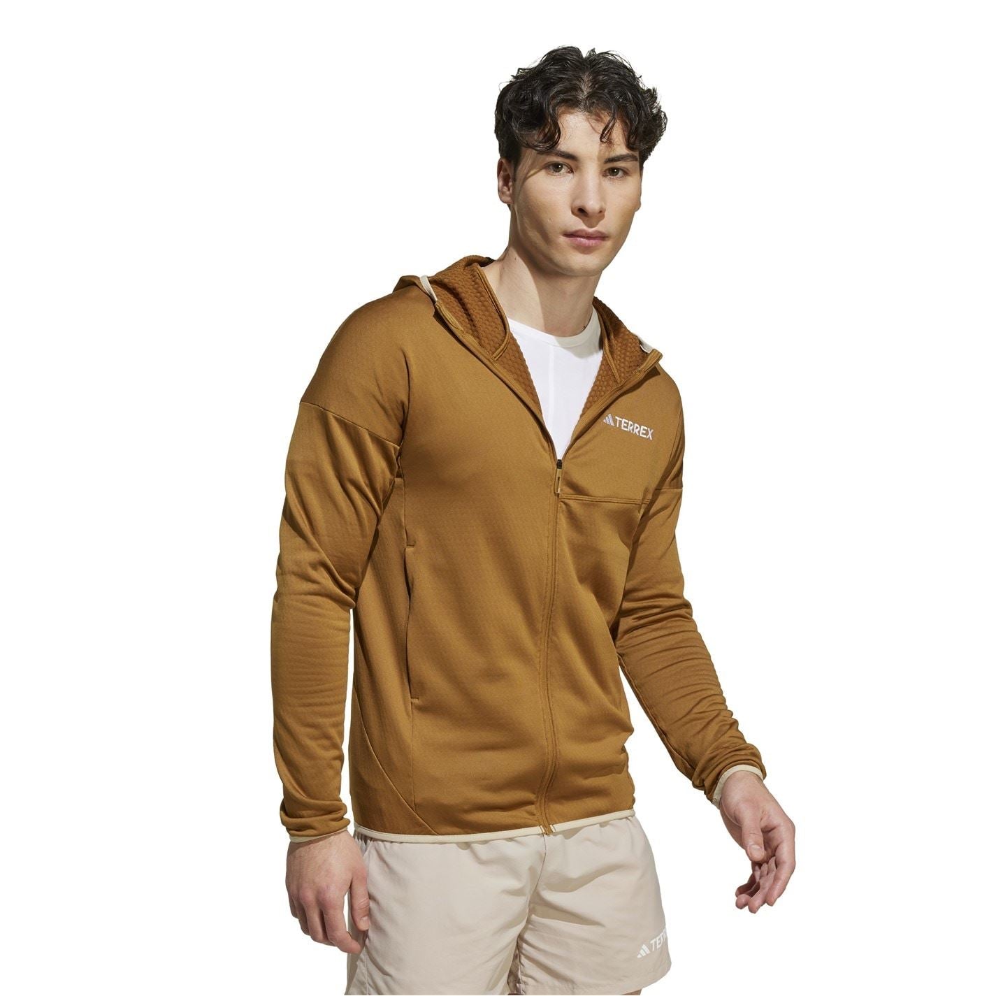adidas Hooded Neck Raglan Sleeve Sweatshirt