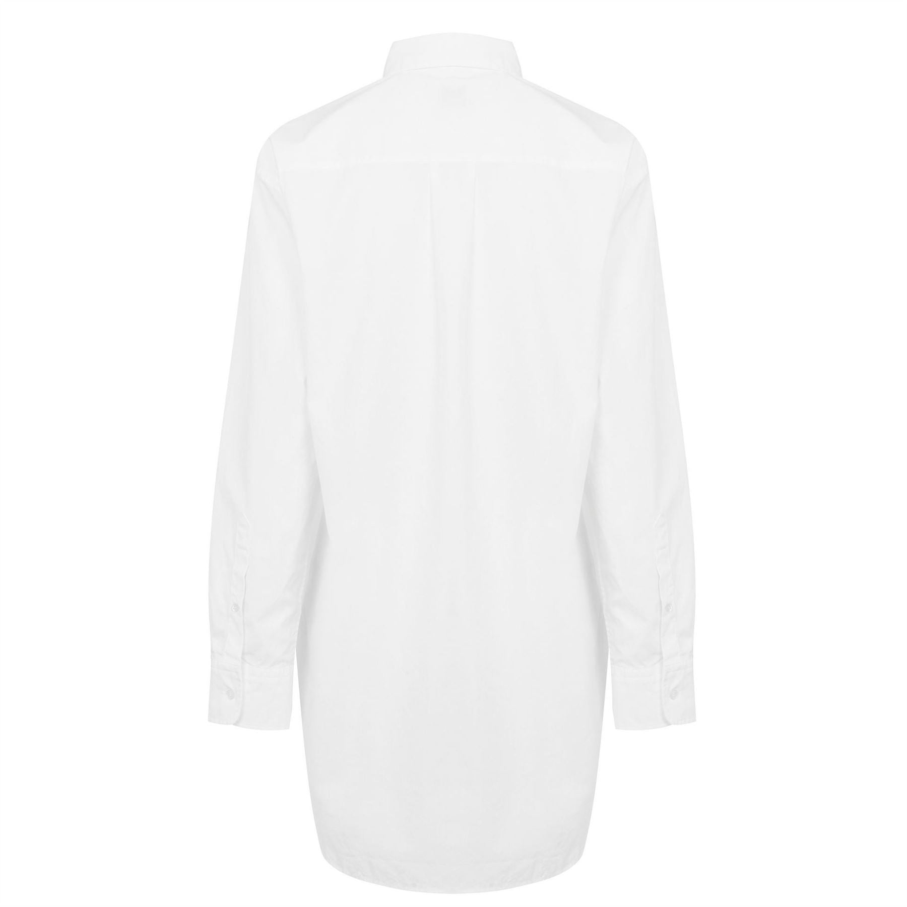 Boss Bostucci Button Down Blouse, Lightweight Semi Sheer Cotton Shirt