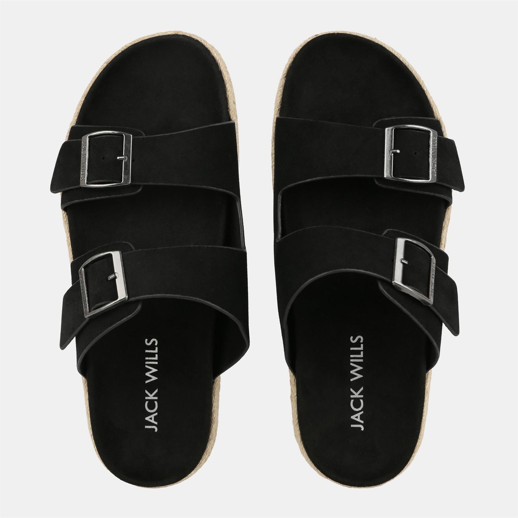 Jack Wills Leather Slip On Flat Sandals