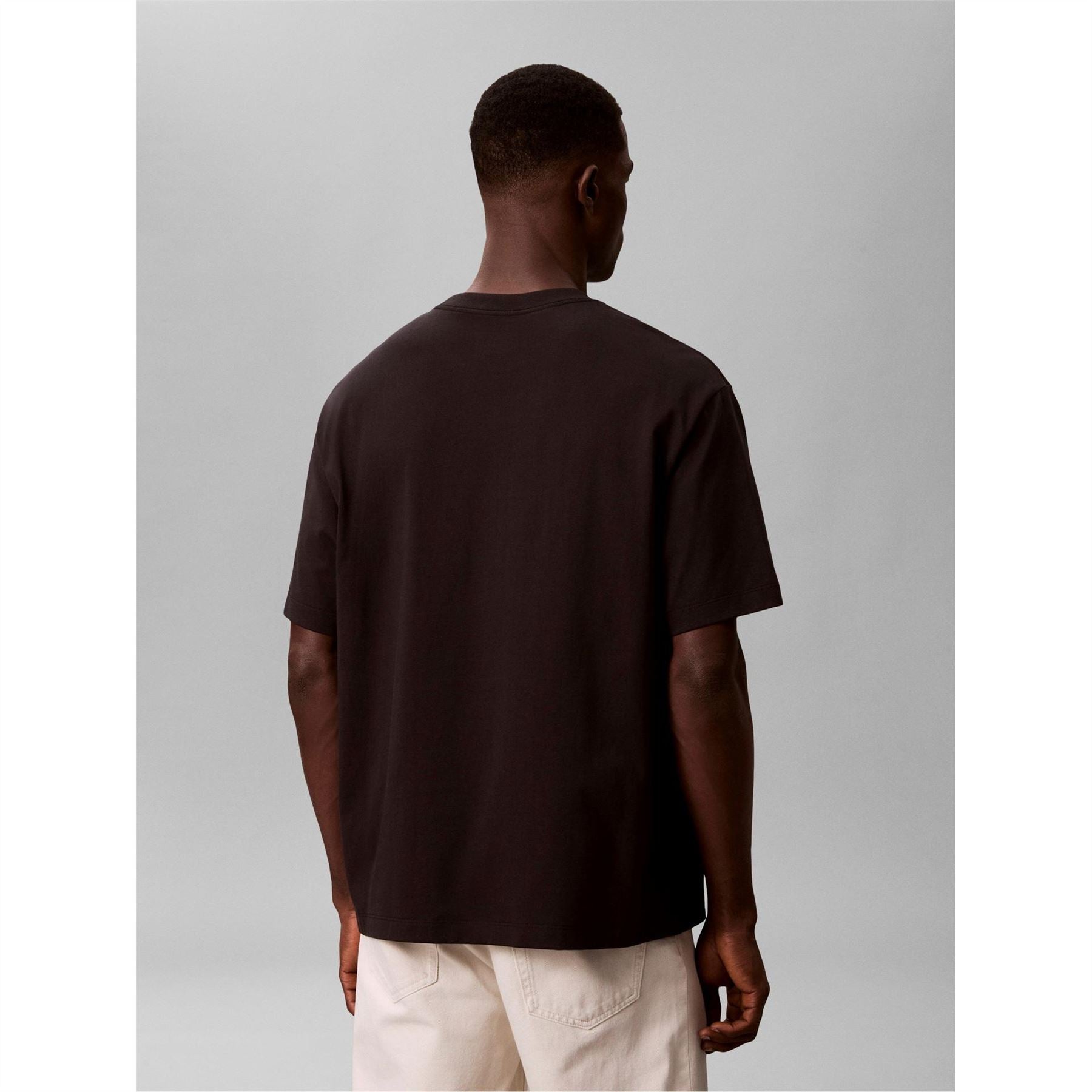 Calvin Klein Jeans Text Graphic Crew Neck Short Sleeve T-Shirt