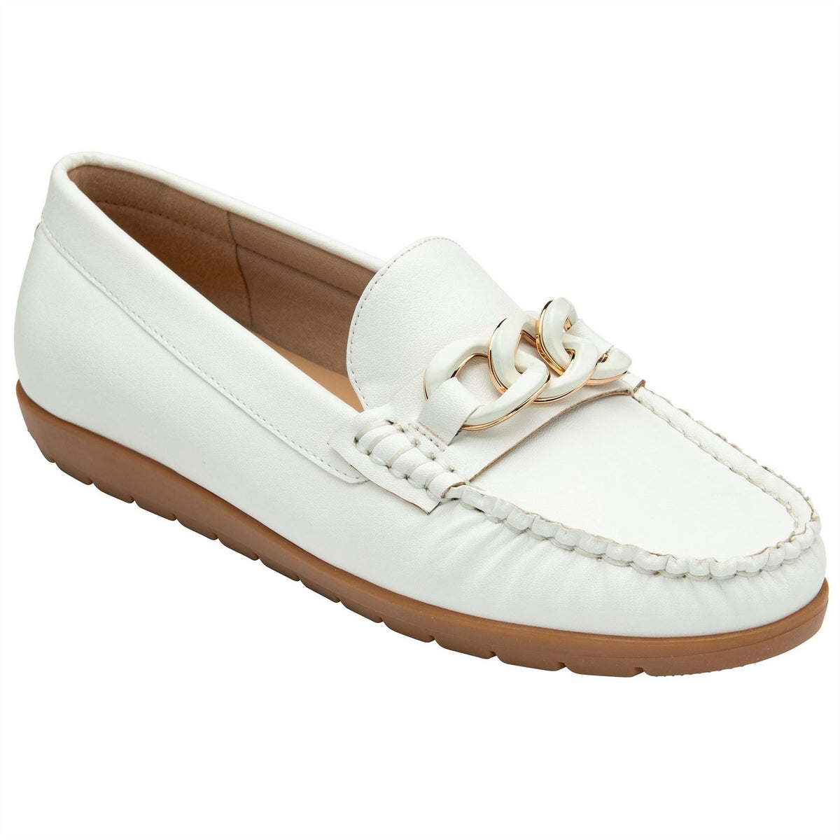 Lotus Shoes Coma Moccasin Loafers with Built-In Heel