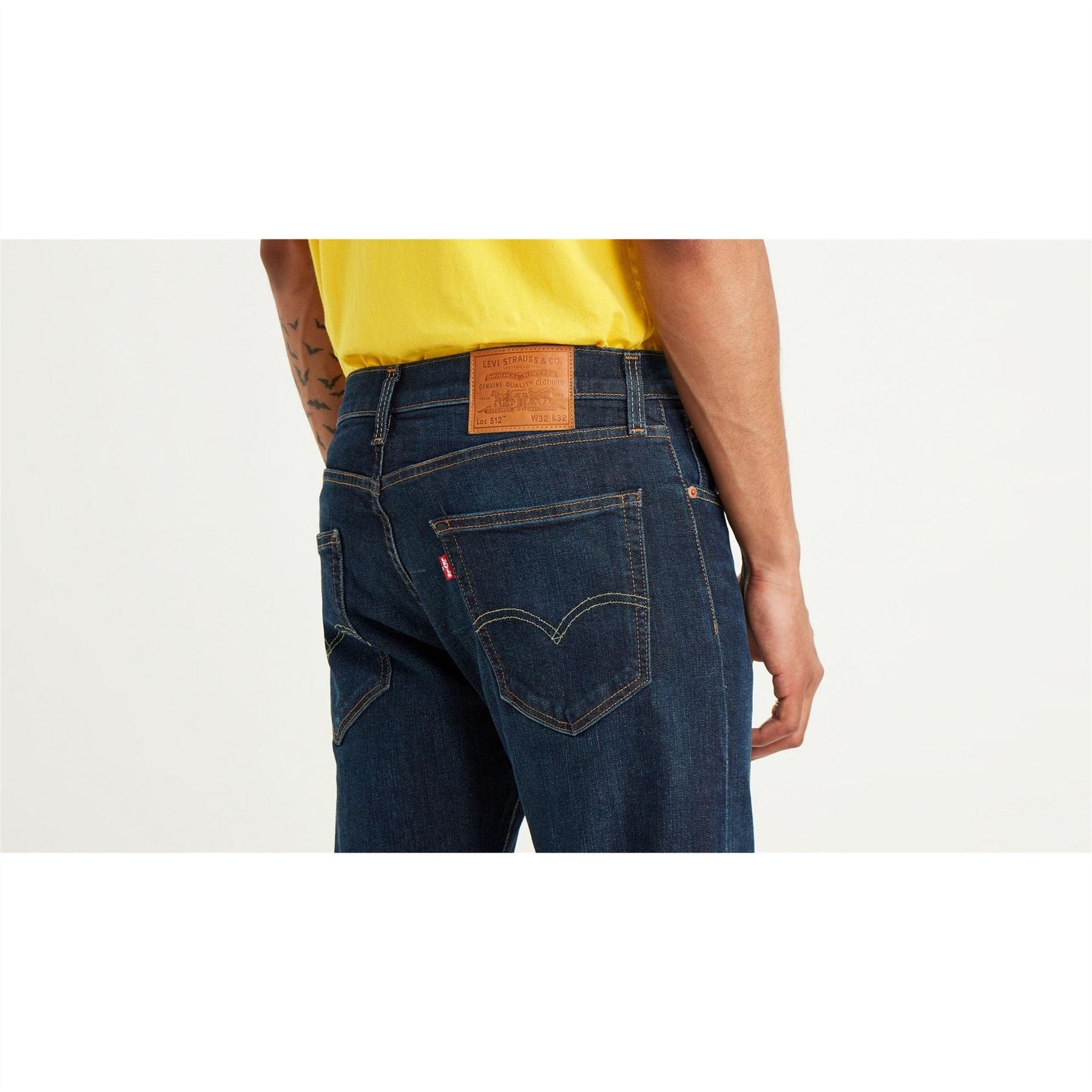 Levis 512 Cotton Slim Tapered Skinny Jeans