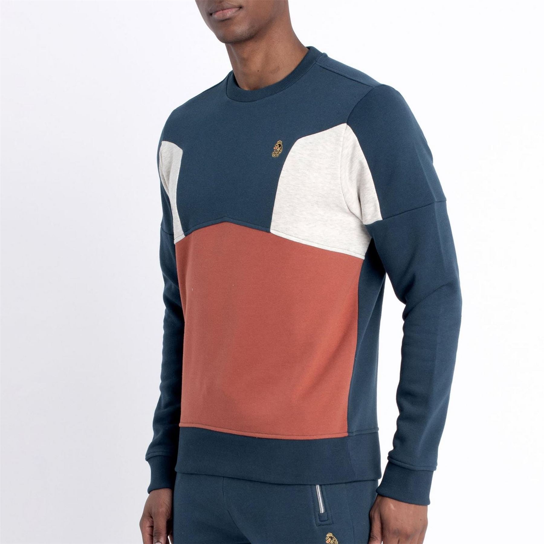 Luke Monaco Printed Regular Fit Sweatshirt