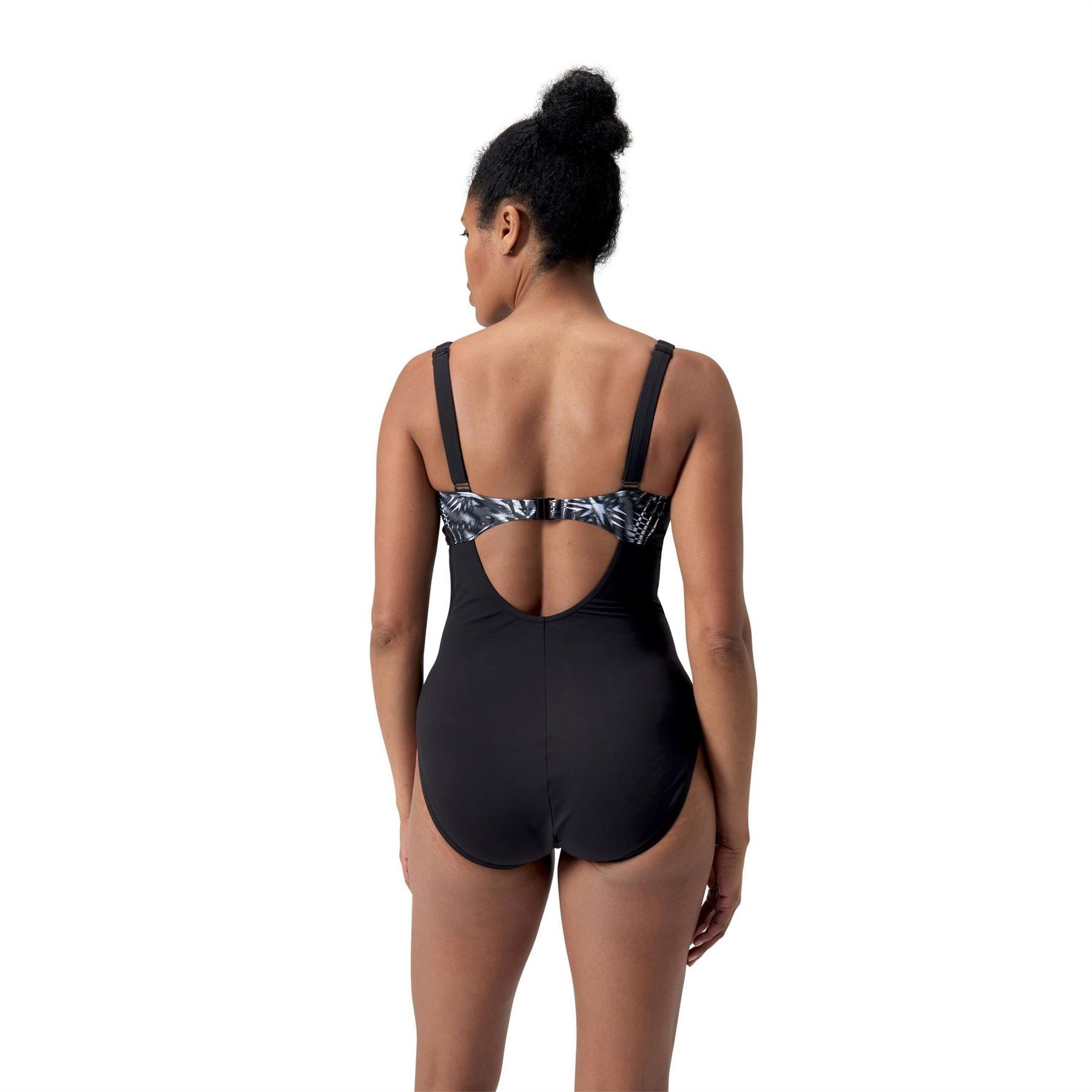 Speedo Abstract Patterned One Piece Swimsuit
