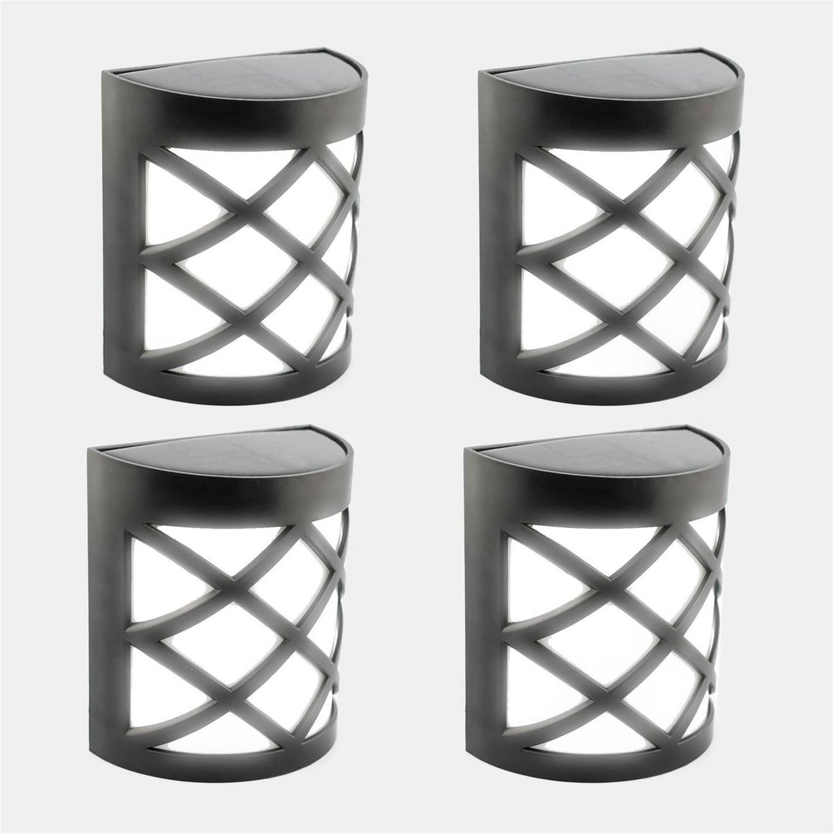 Streetwize Powered Fence And Wall Lights   4 Pack