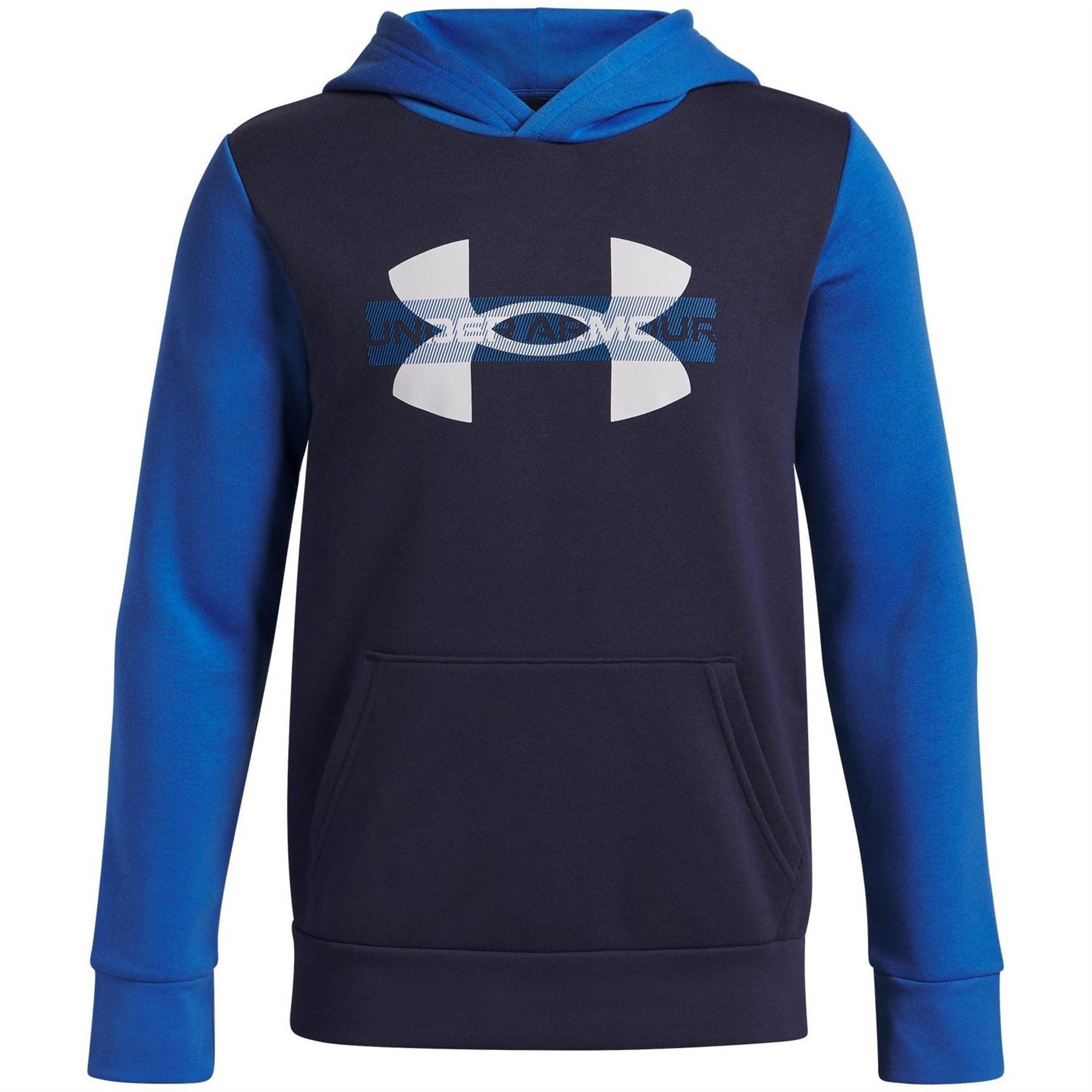 Under Armour Rival Fleece Colour Block Graphic Hoodie