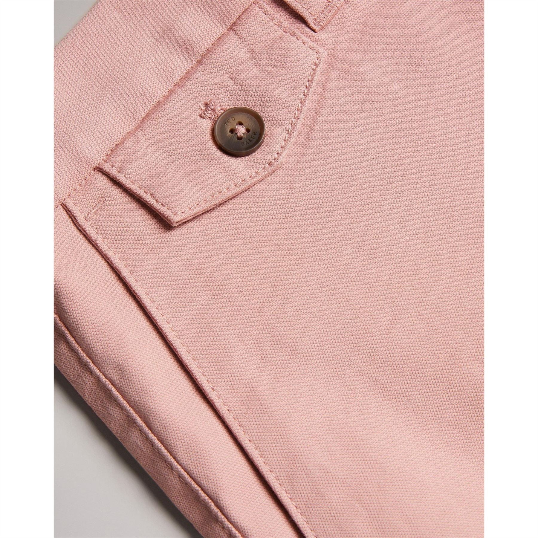 Ted Baker Solid Patterned Chino Shorts