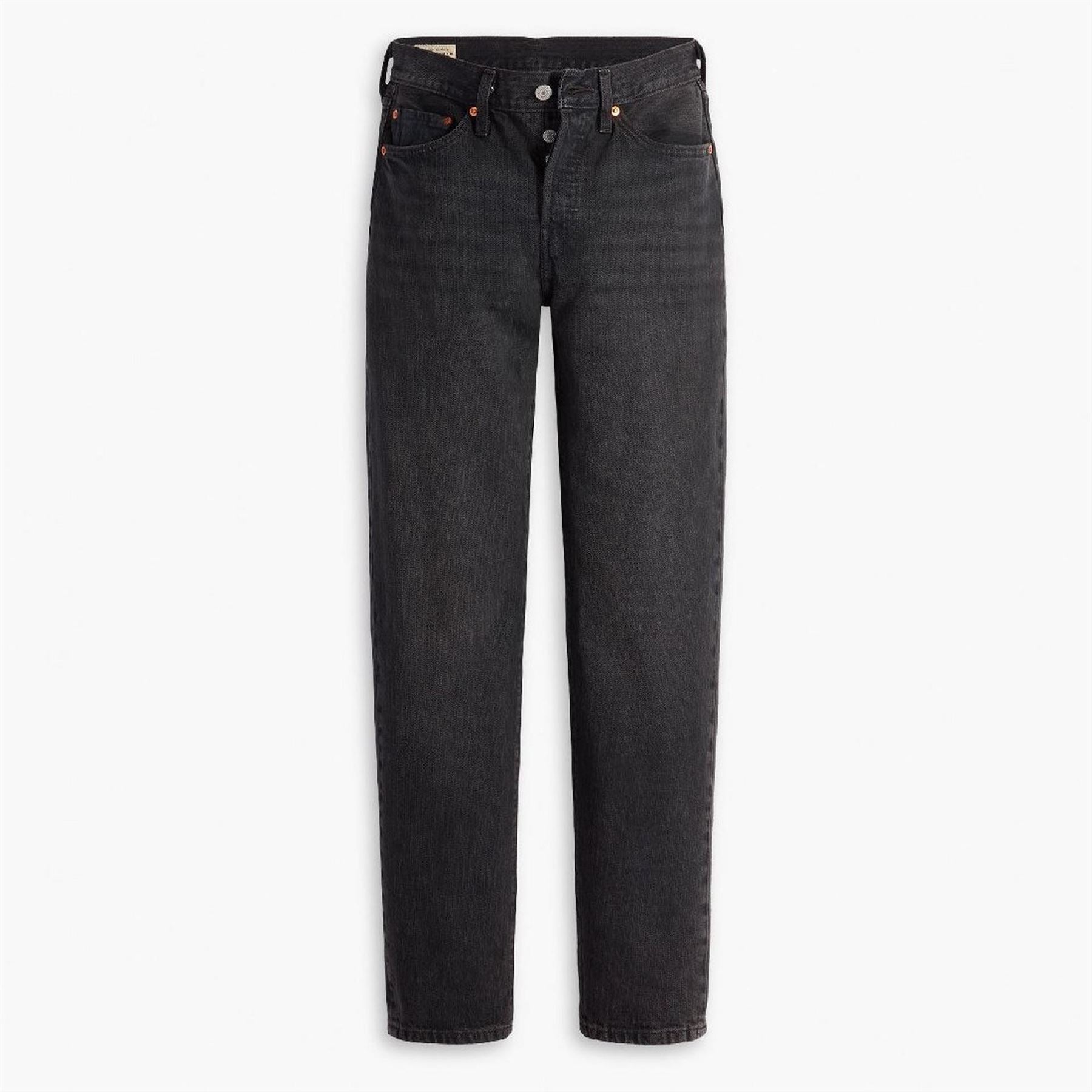 Levis 501 High Rise Straight Leg Jeans