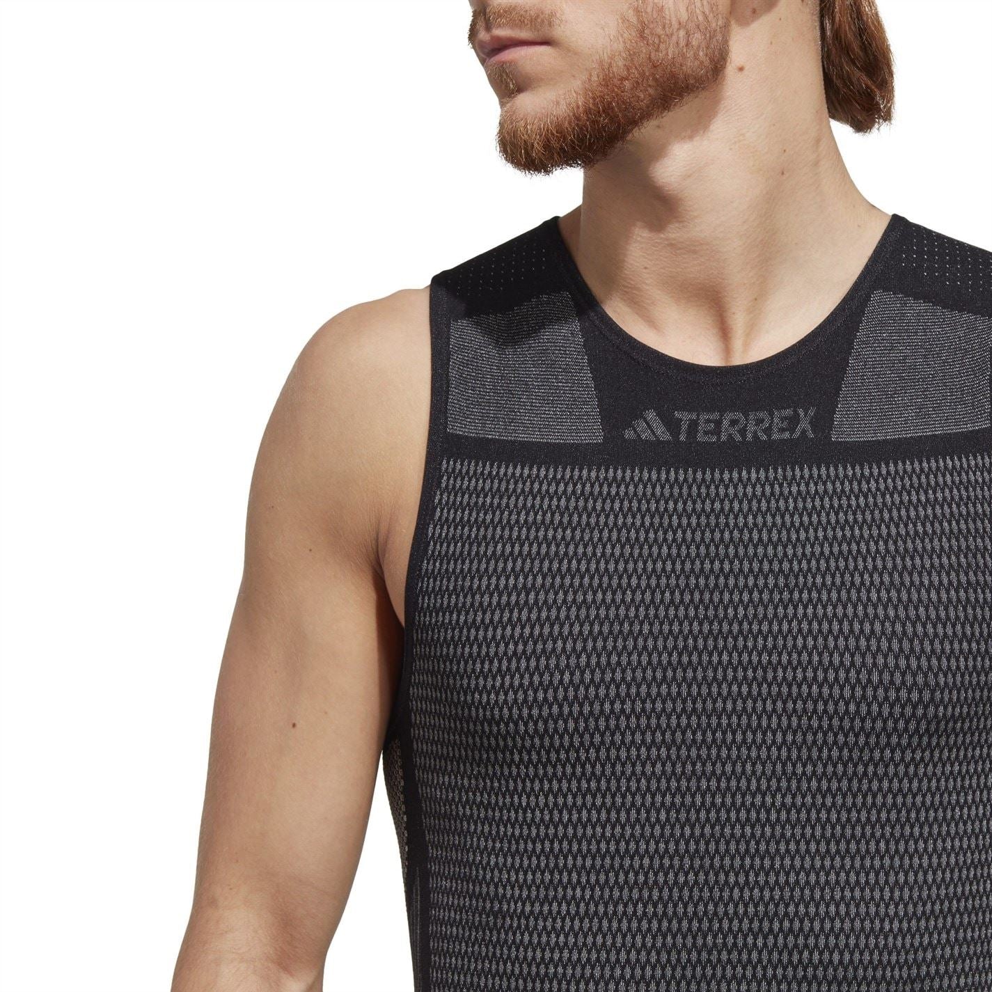 adidas Mens Terrex Drynamo Sleeveless Baselayer Tank Top
