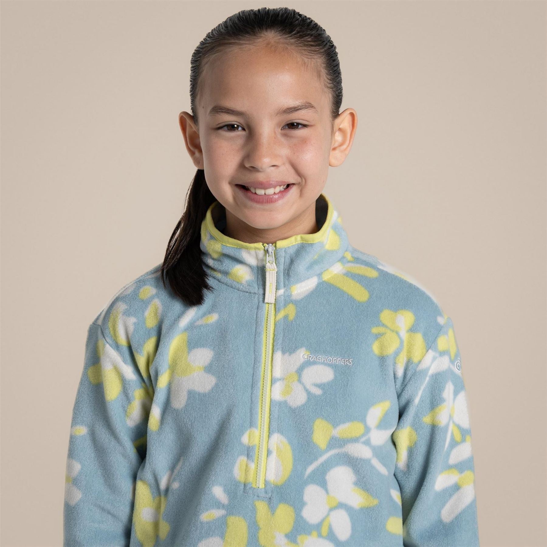 Craghoppers Kids Bachas Quarter Zip Fleece