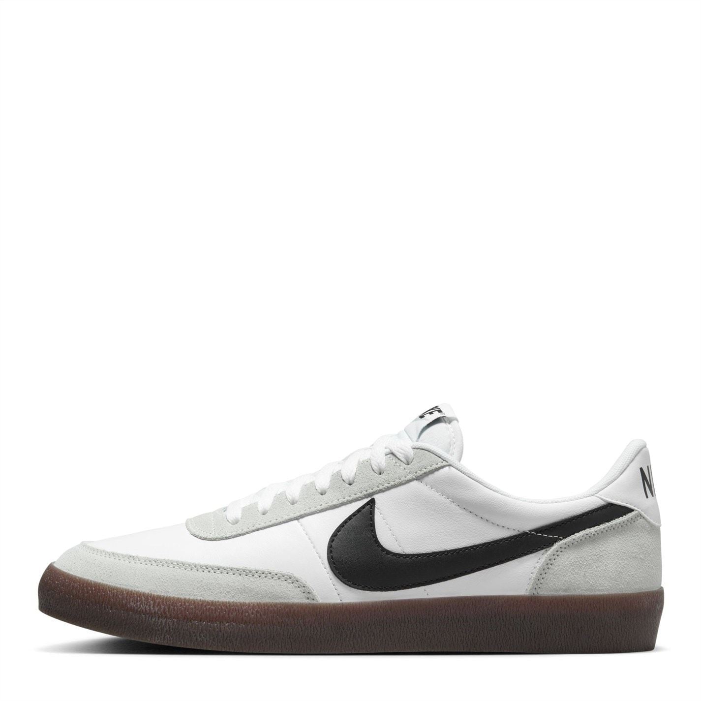 Nike Leather Low Top Flat Heel Sneakers