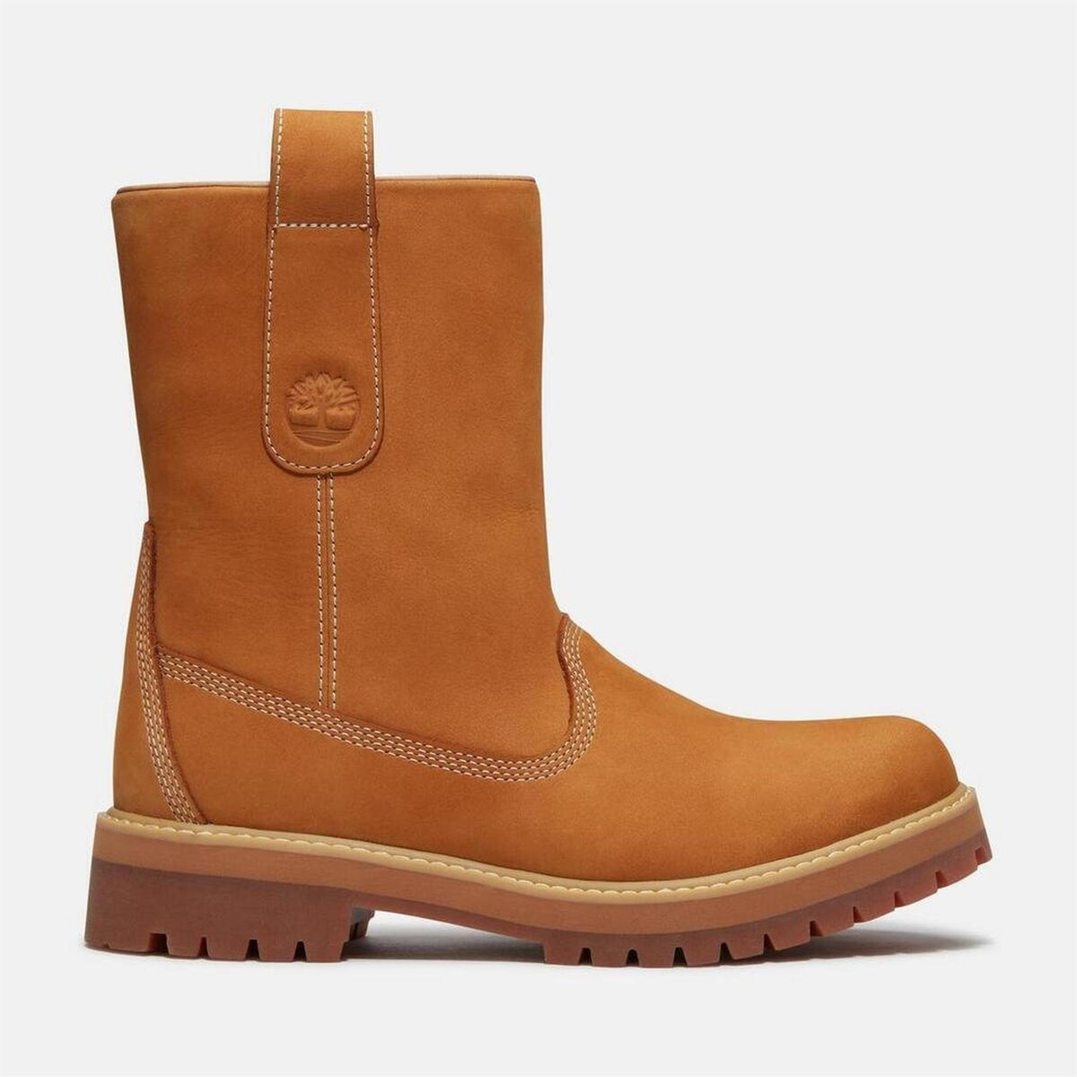 Timberland Leather Pull On Hiker Boots