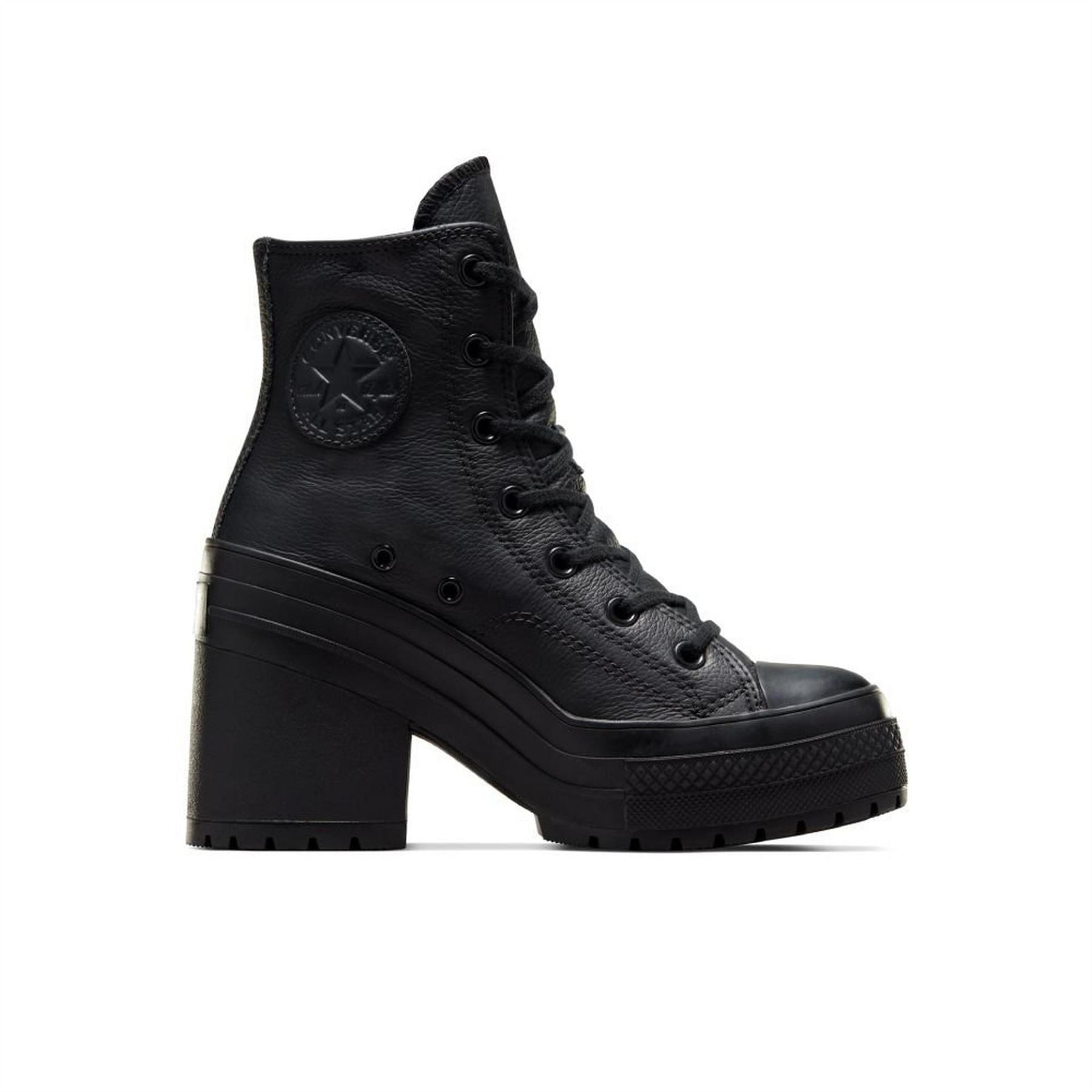 Converse Chuck 70 De Luxe Leather Ankle Heeled Boots