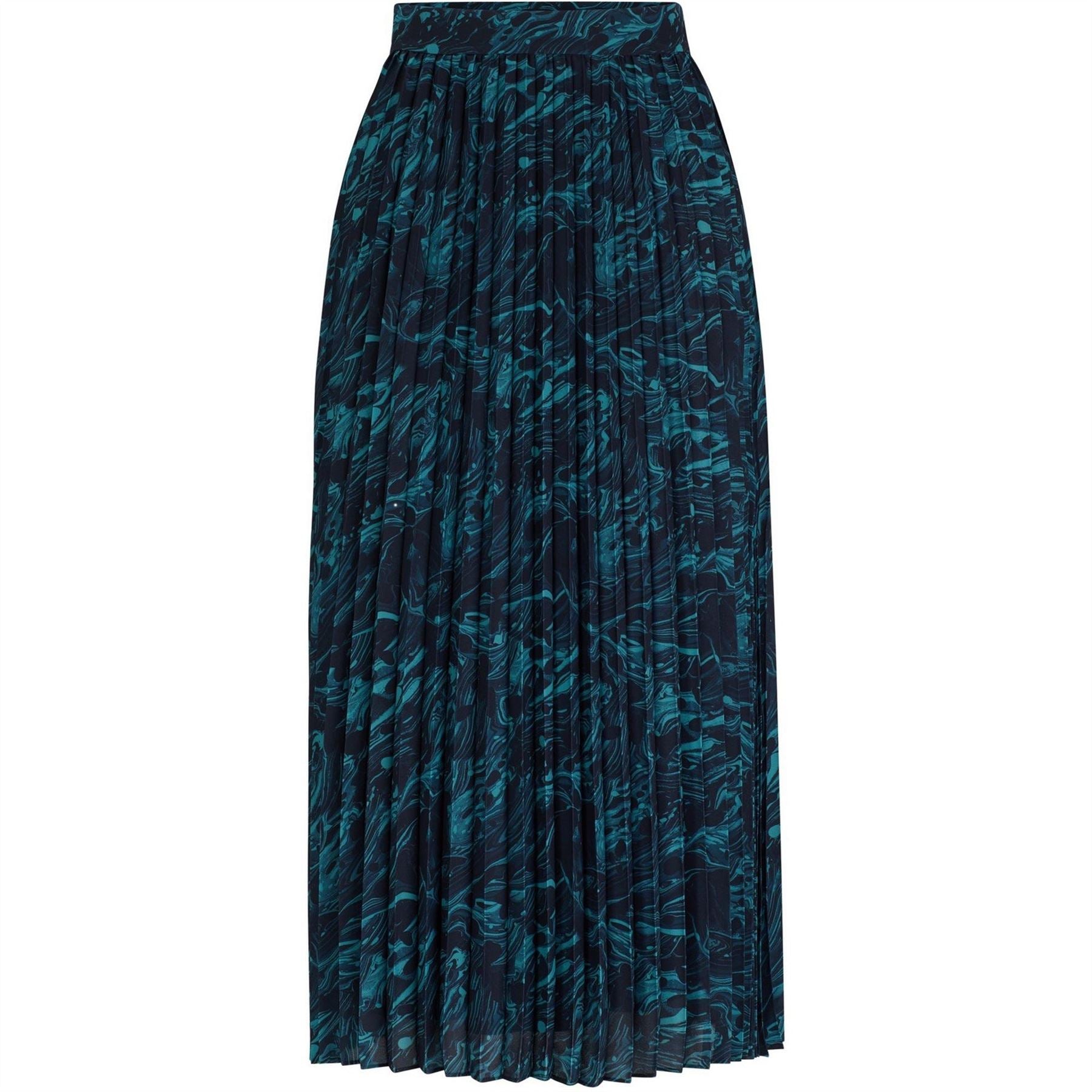 Boss 10256712 Midi Marble Patterned A-Line Skirt