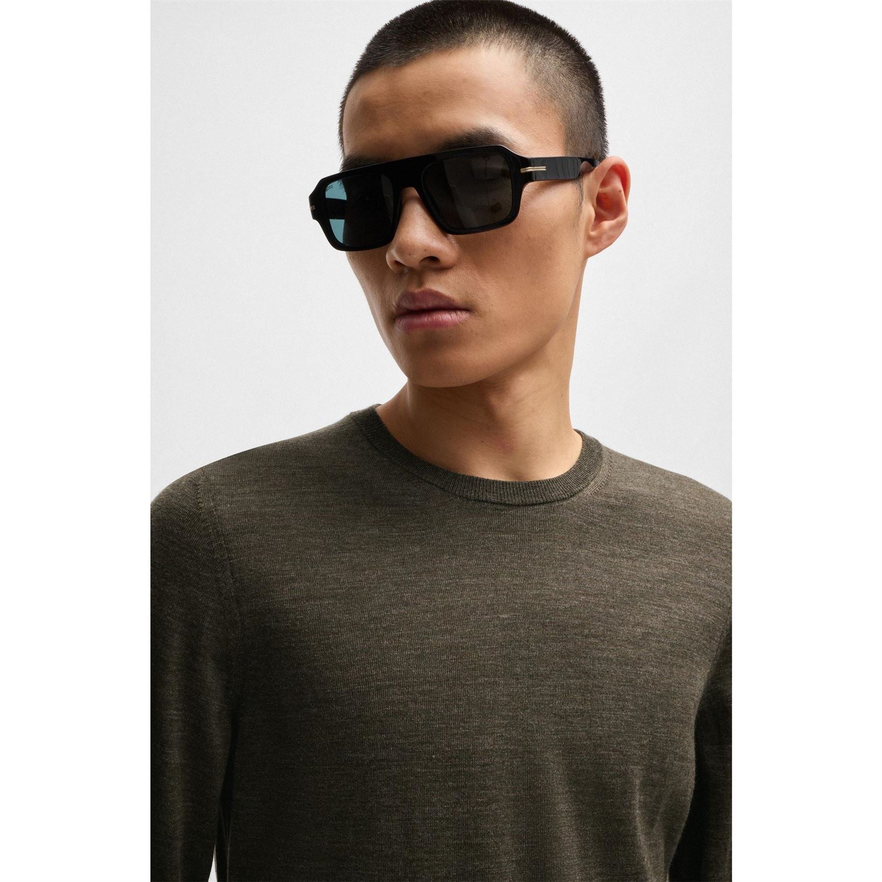 Boss Leno Regular Fit Crew Neck Sweater