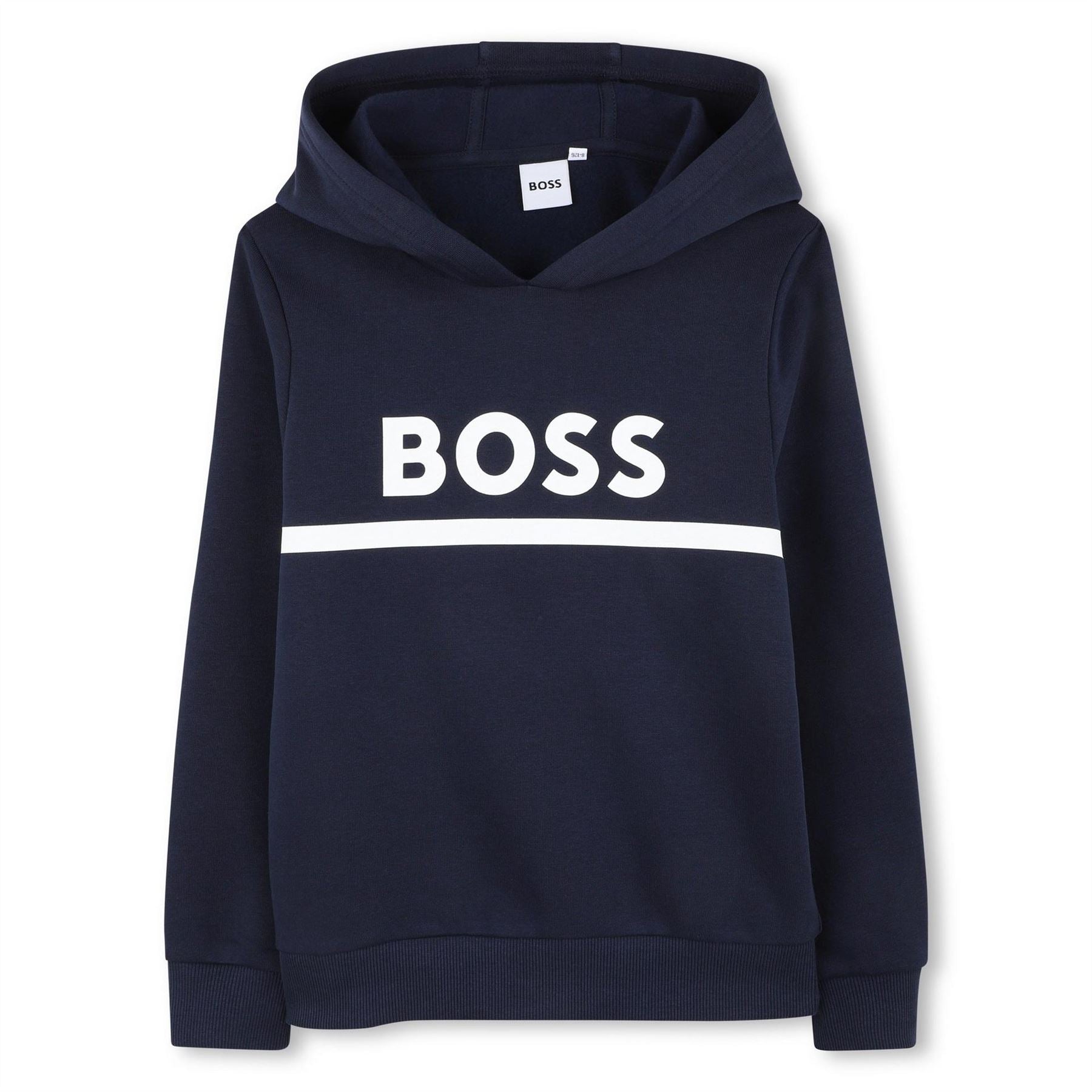 Boss Hooded Neck Long Sleeve Sweatshirt