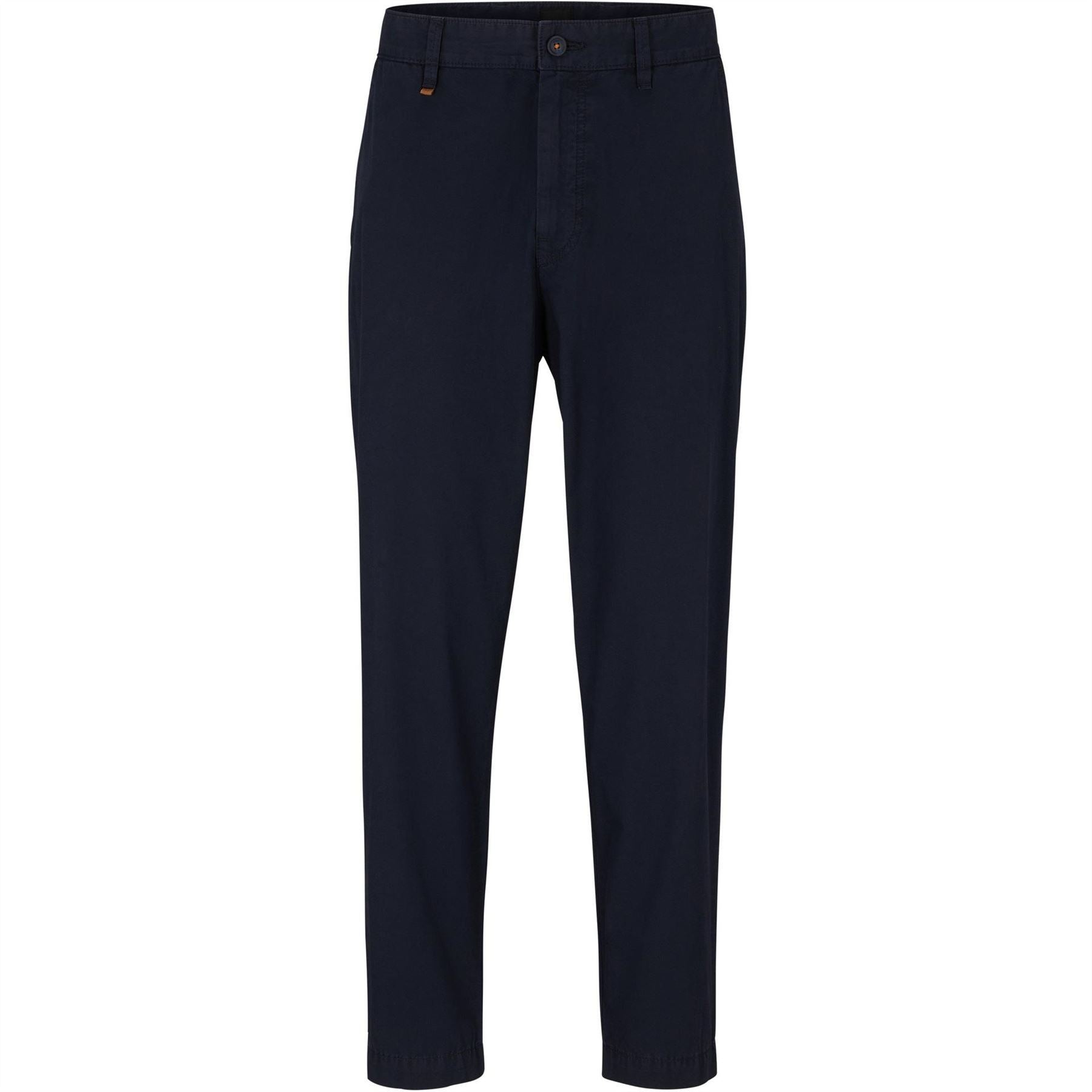 Boss Statum Solid Patterned Straight Chinos