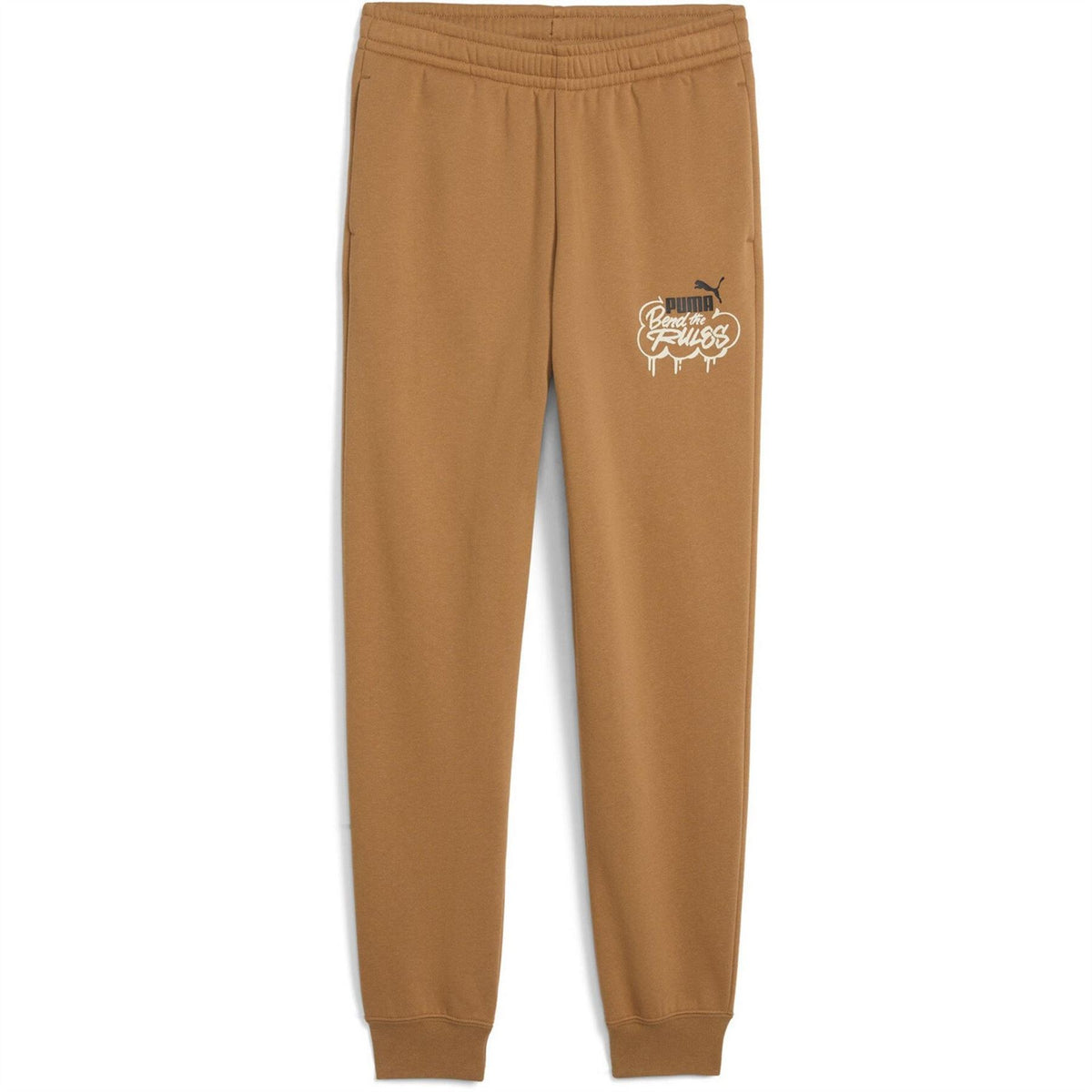 Puma Kids Closed Hem Fleece Jogging Bottoms