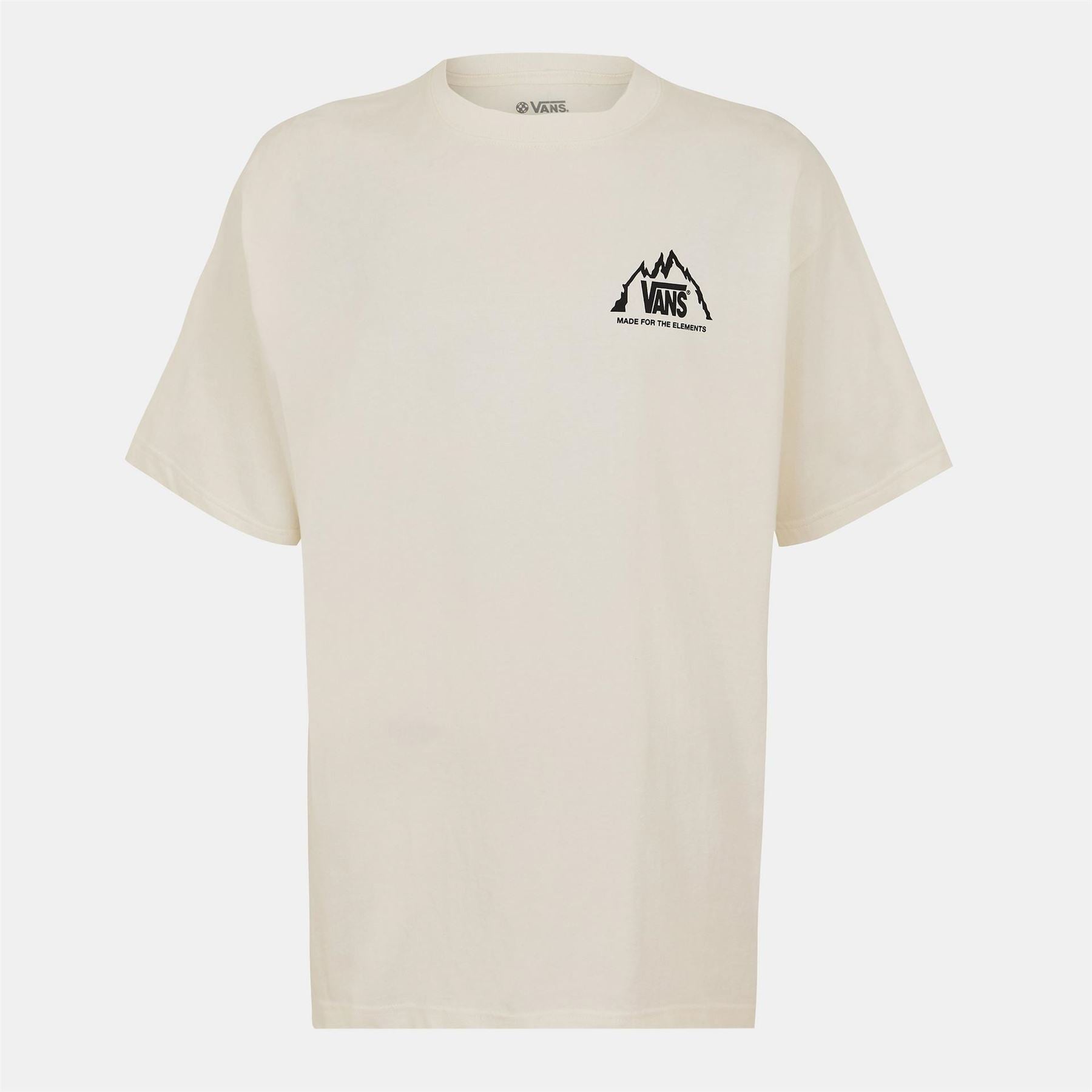 Vans Adults Mte Crestline Short Sleeve Egret T-Shirt