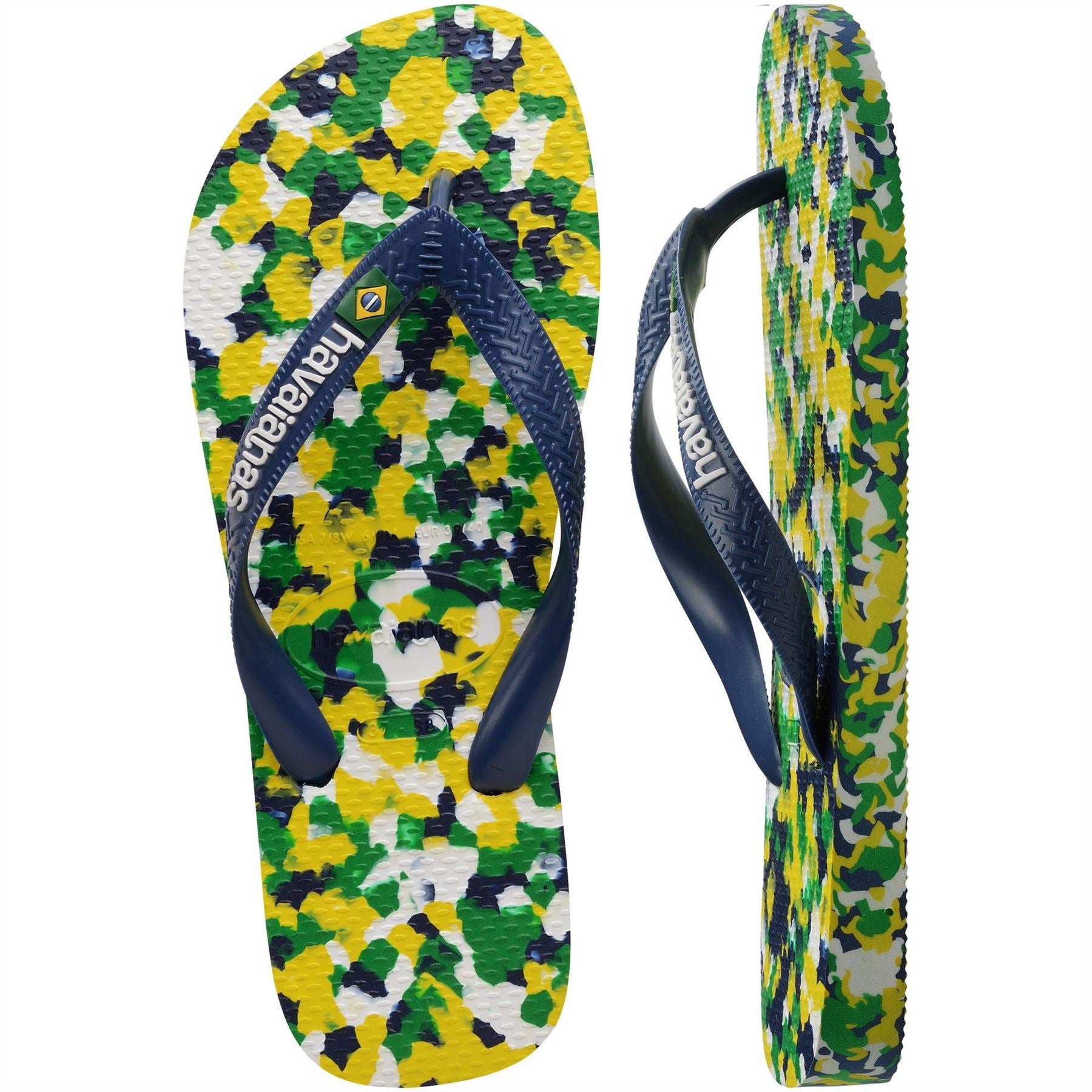 Havaianas Brasil Camo Patterned Flip Flop Sandals