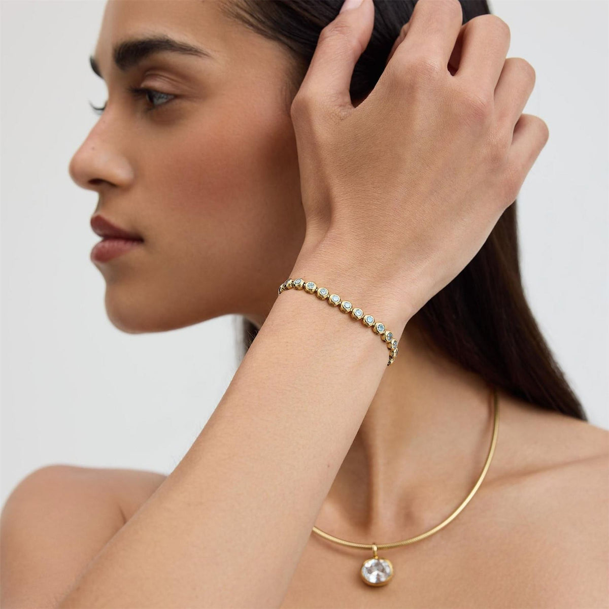 D.Louise Bezel Tennis Ld64