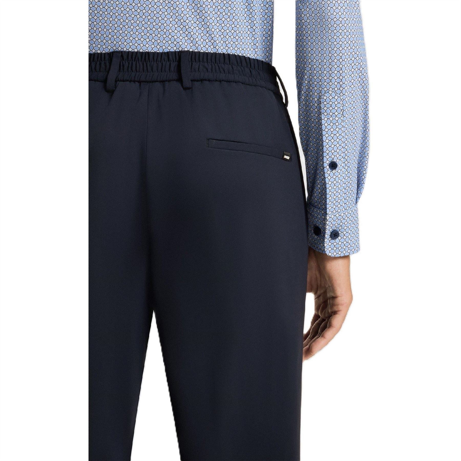 Boss Geniusj Solid Patterned Straight Chinos