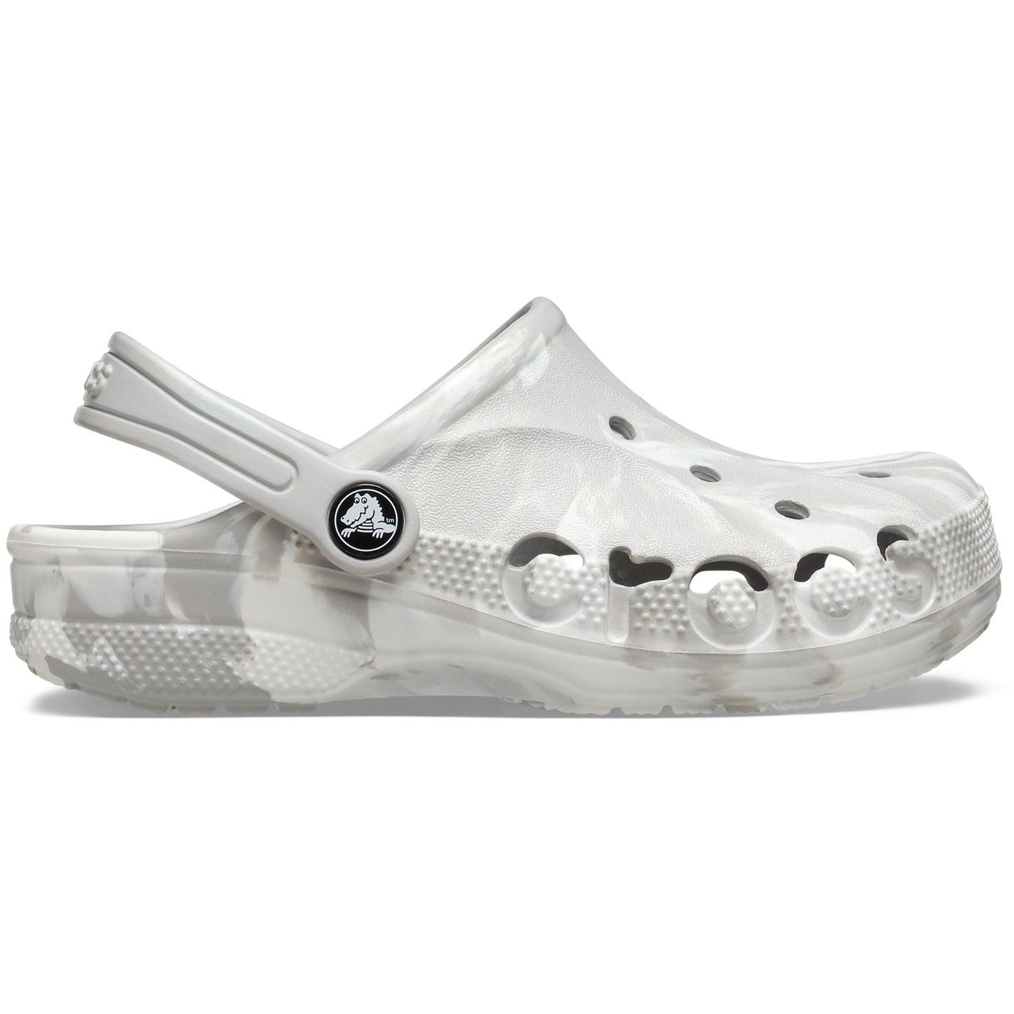Crocs Baya Marble Patterned Flatform Clogs