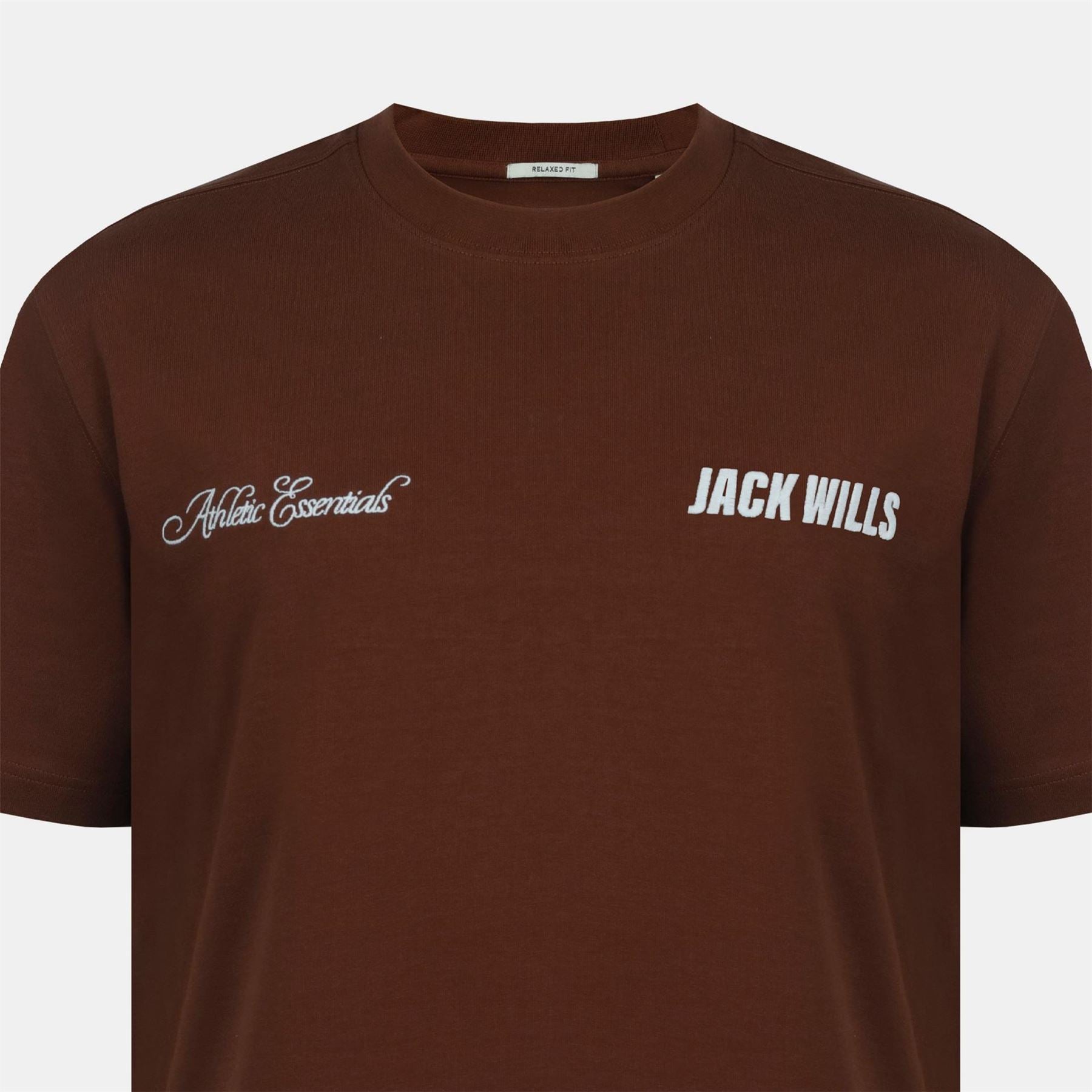 Jack Wills Script Mix Cotton Short Sleeve Oversized T-Shirt