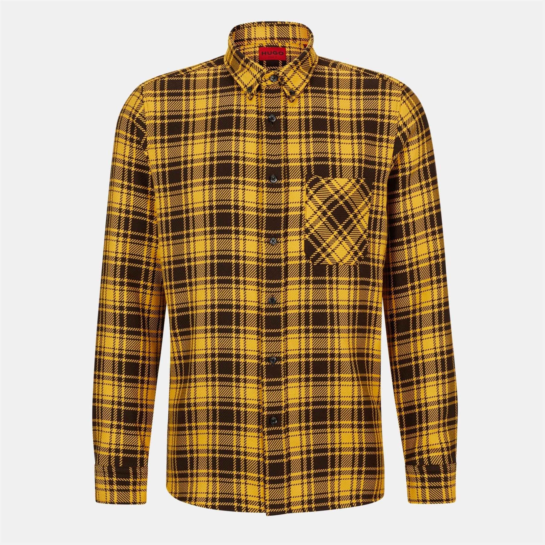 Hugo Ermann Regular Fit Long Sleeve Shirt