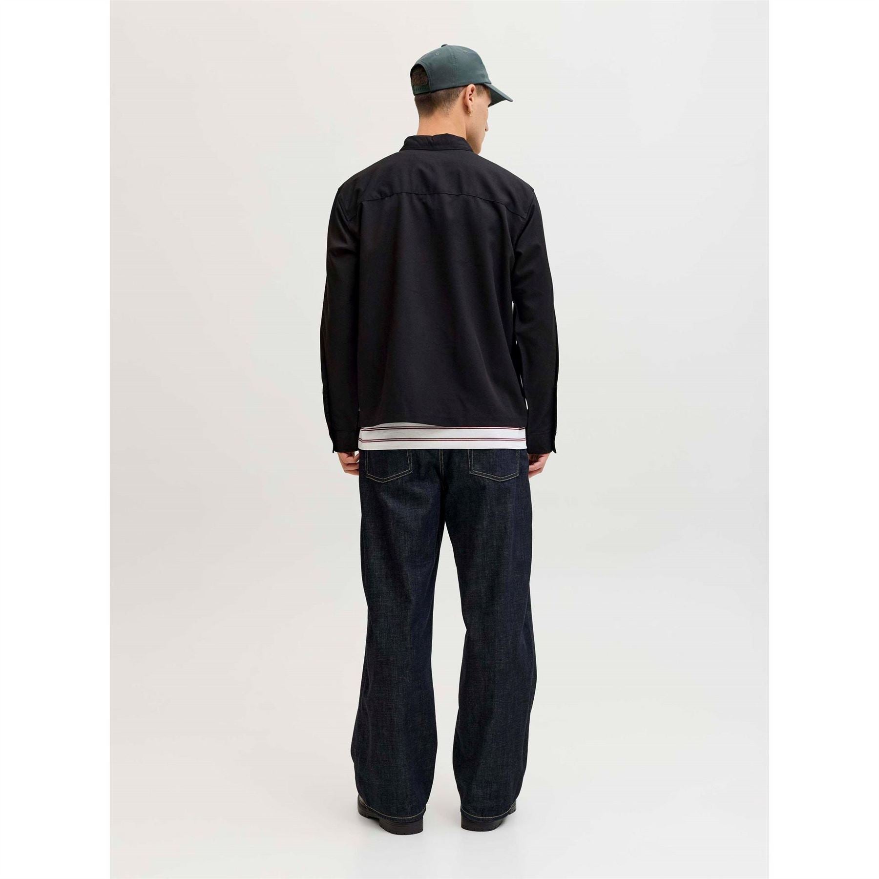Jack and Jones Mens Party Zip Overshirt