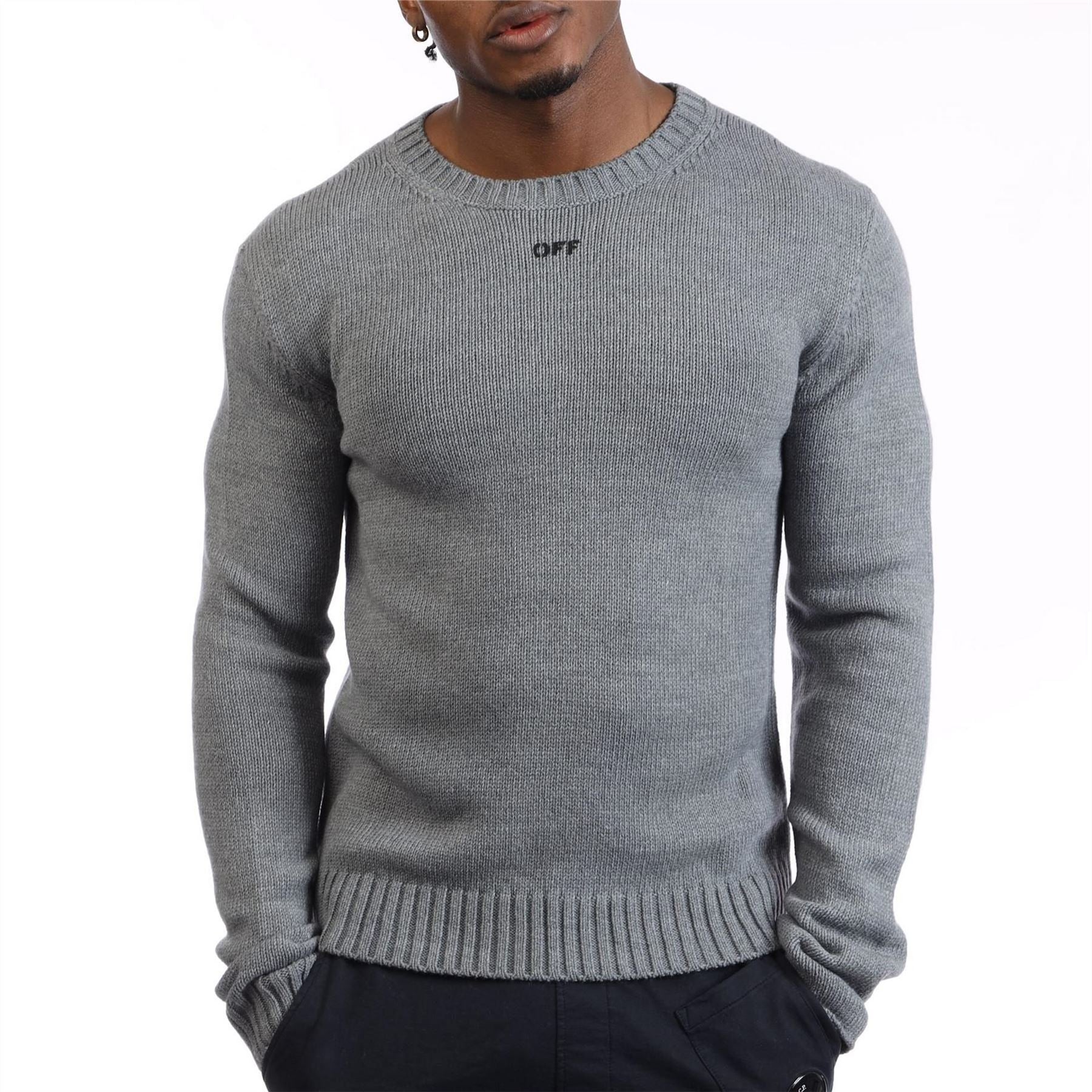 Off White Crewneck Sweater