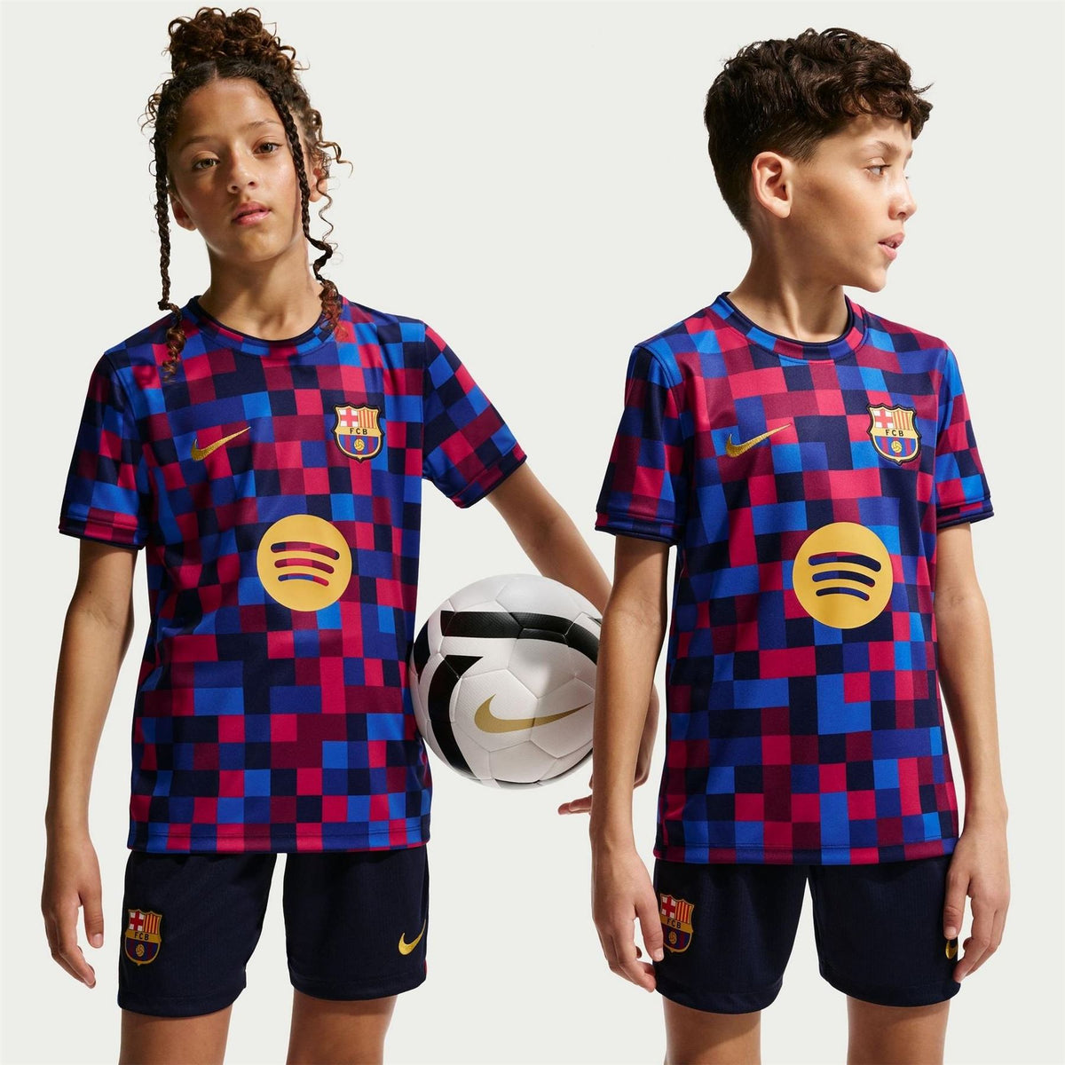 Nike Barcelona Pre Match Shirt 2026 27 Juniors
