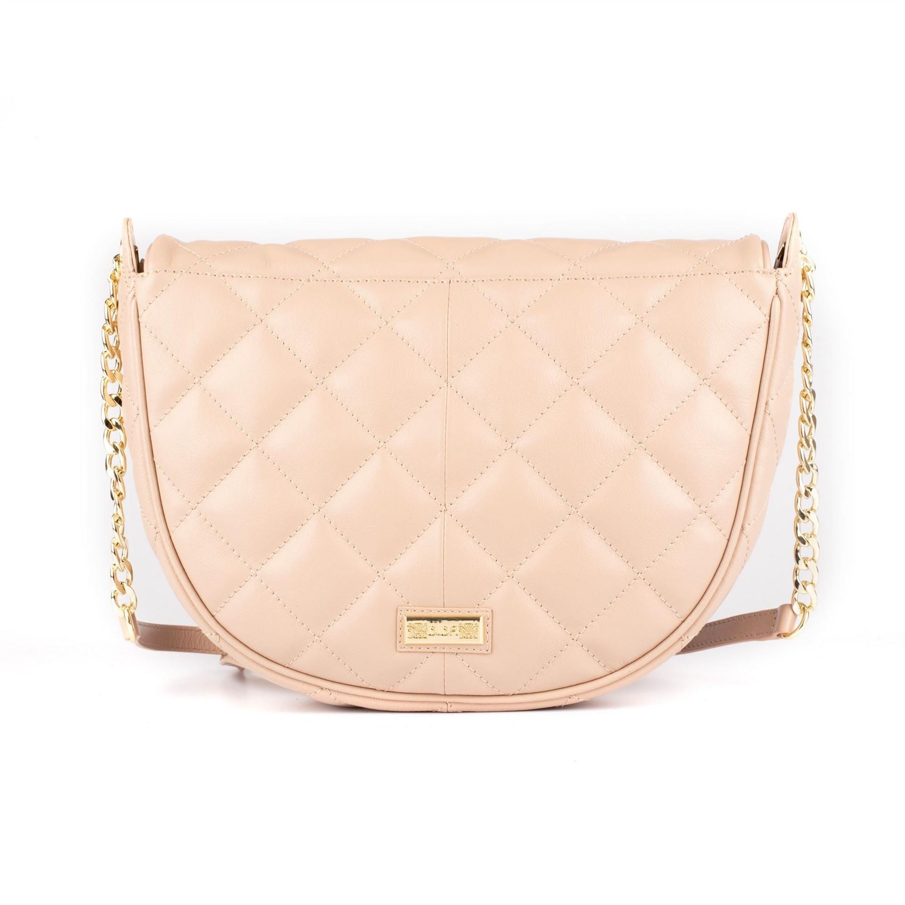 Biba Leather Quilted Shoulder Bag