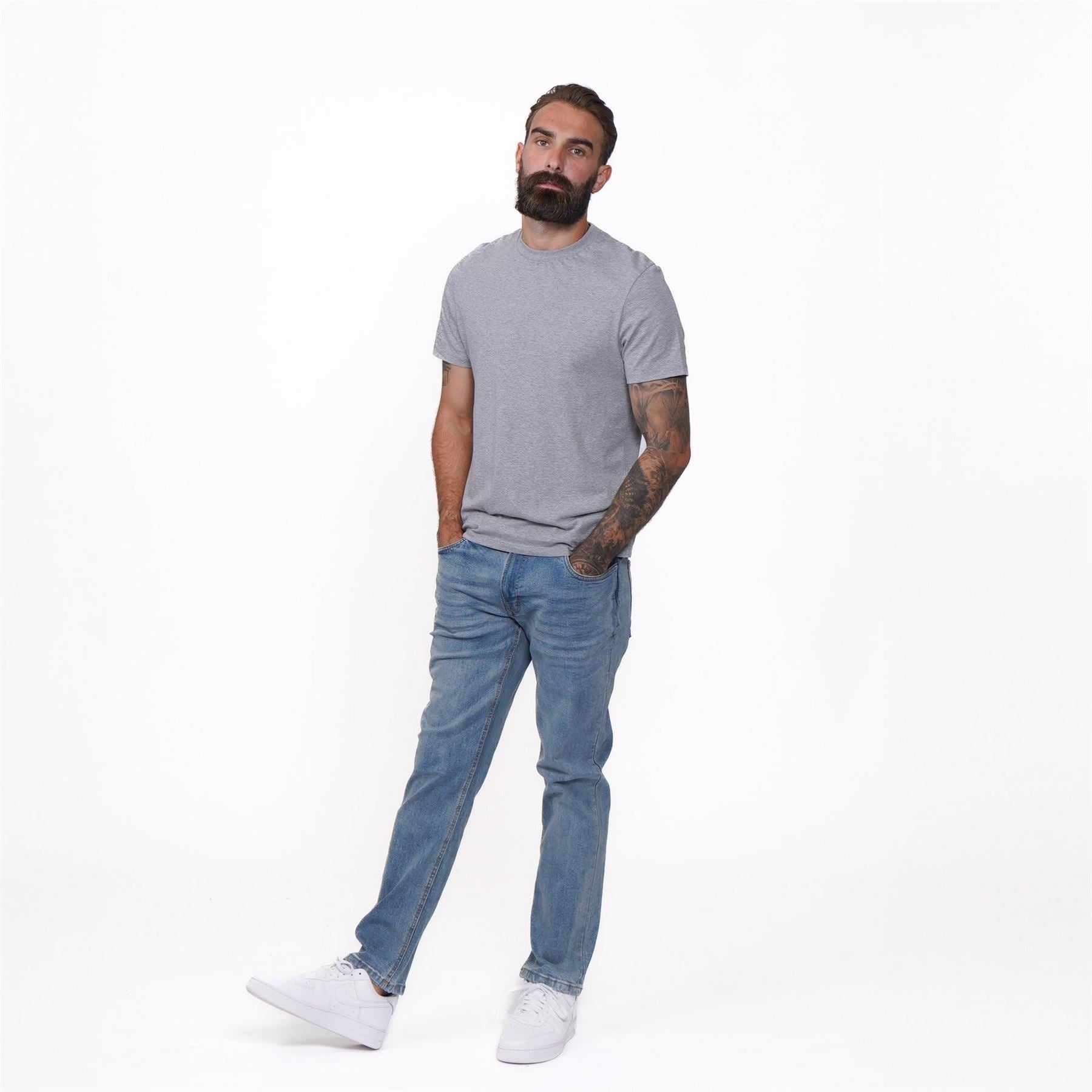 Firetrap Mens Rom Straight Leg Jeans